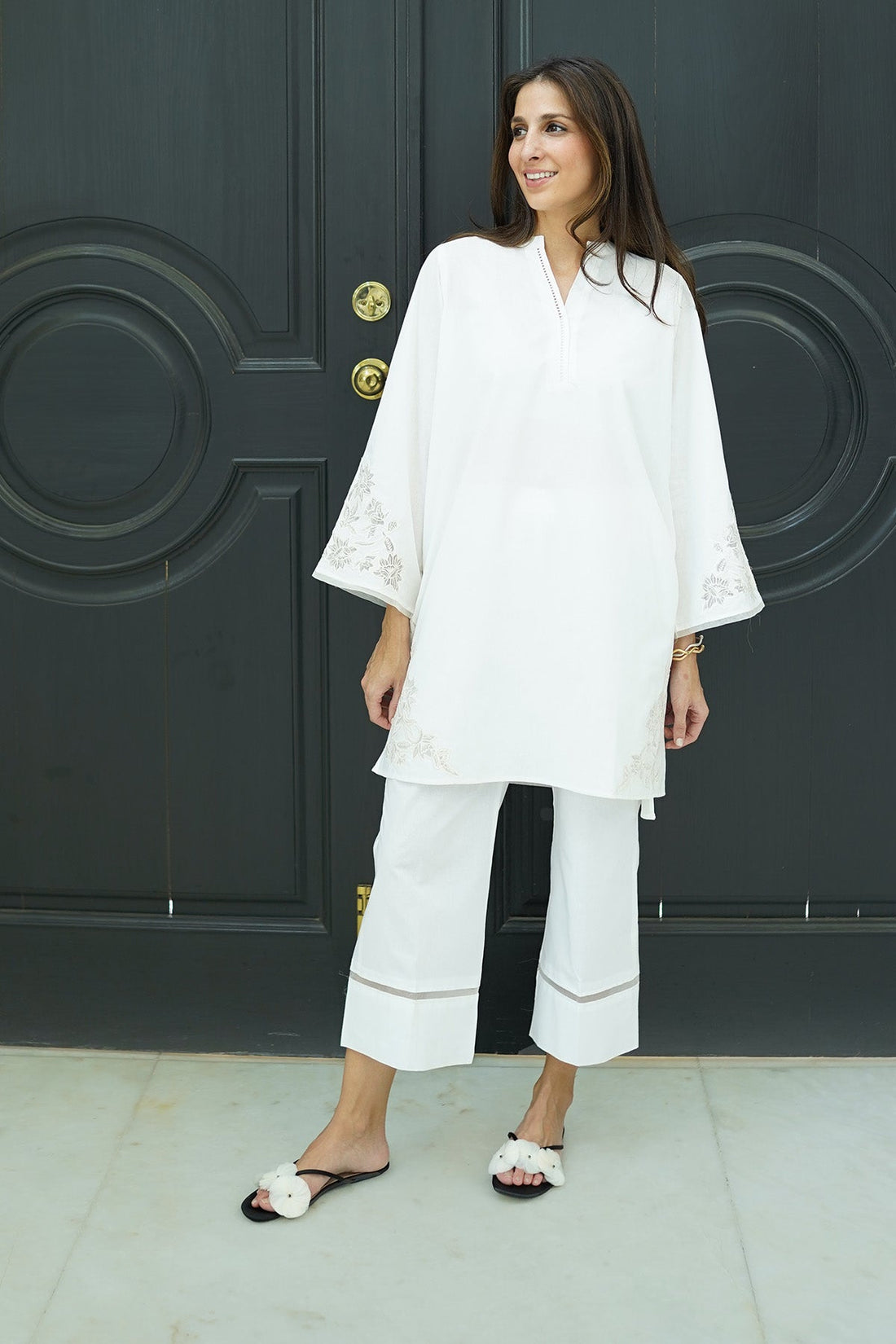 Sahar | Co Ord Sets | Ivory Mist - Official Sahar stockist in UK - Sakeena London