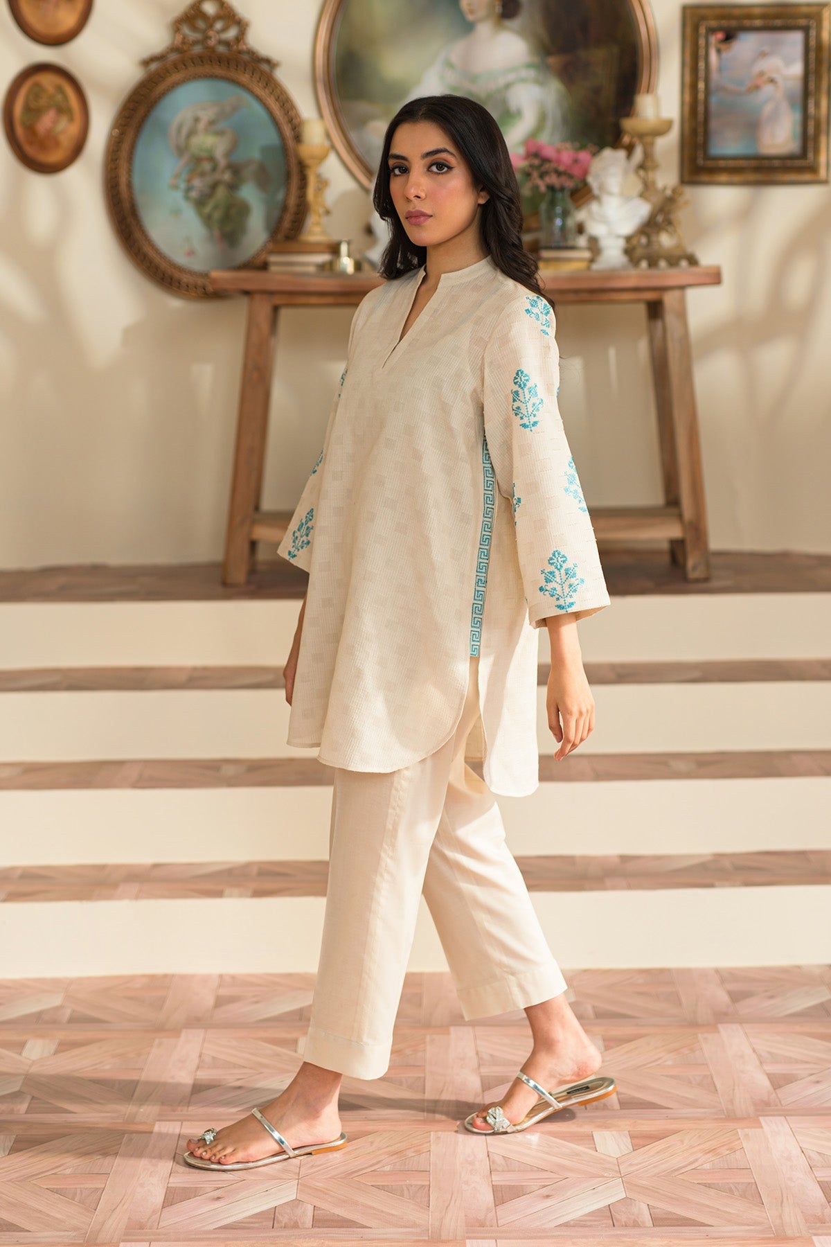 Sahar | Luxe Ready to Wear | Crossed Charm - Official Sahar stockist in UK - Sakeena London