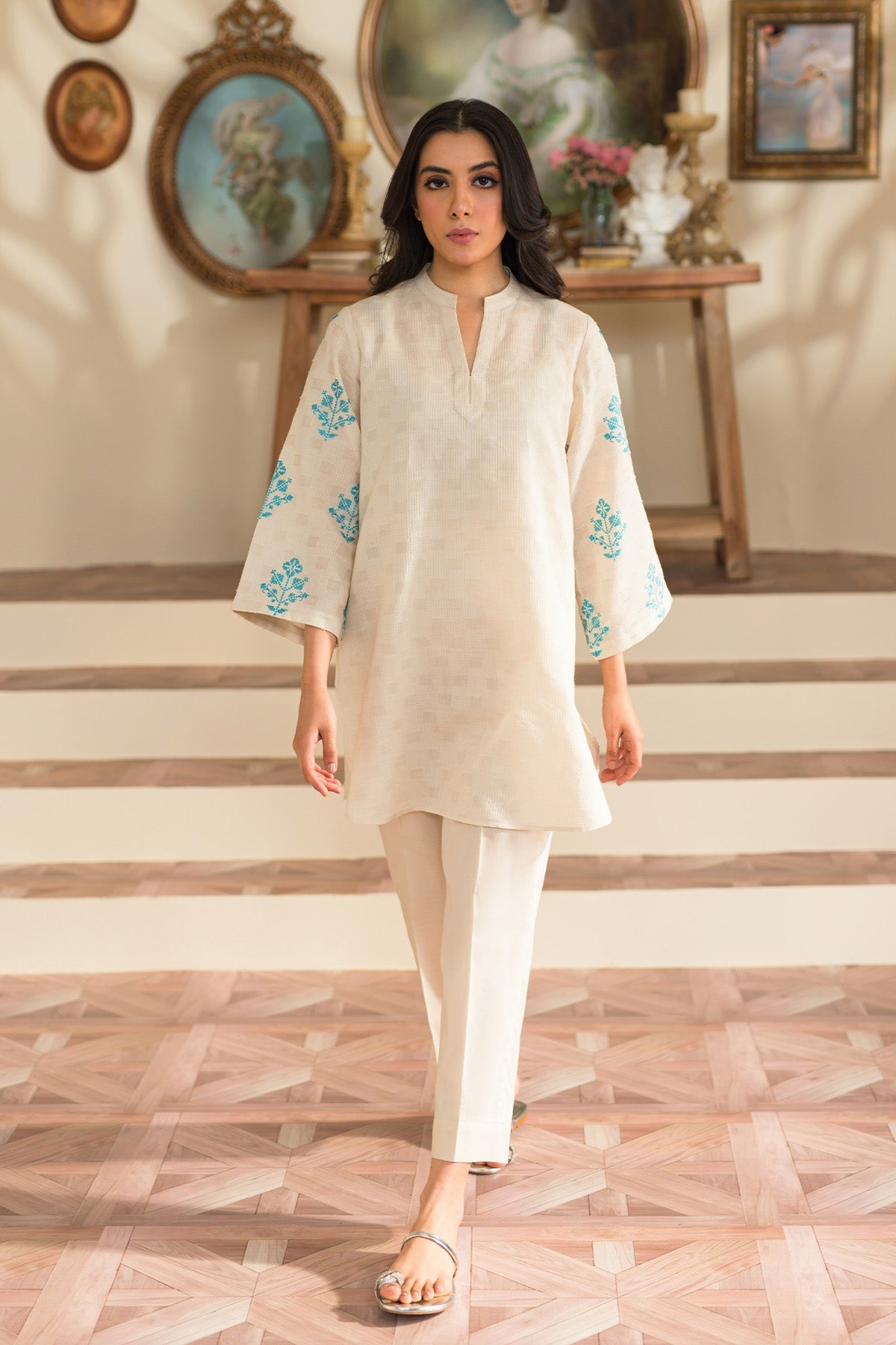 Sahar | Luxe Ready to Wear | Crossed Charm - Official Sahar stockist in UK - Sakeena London