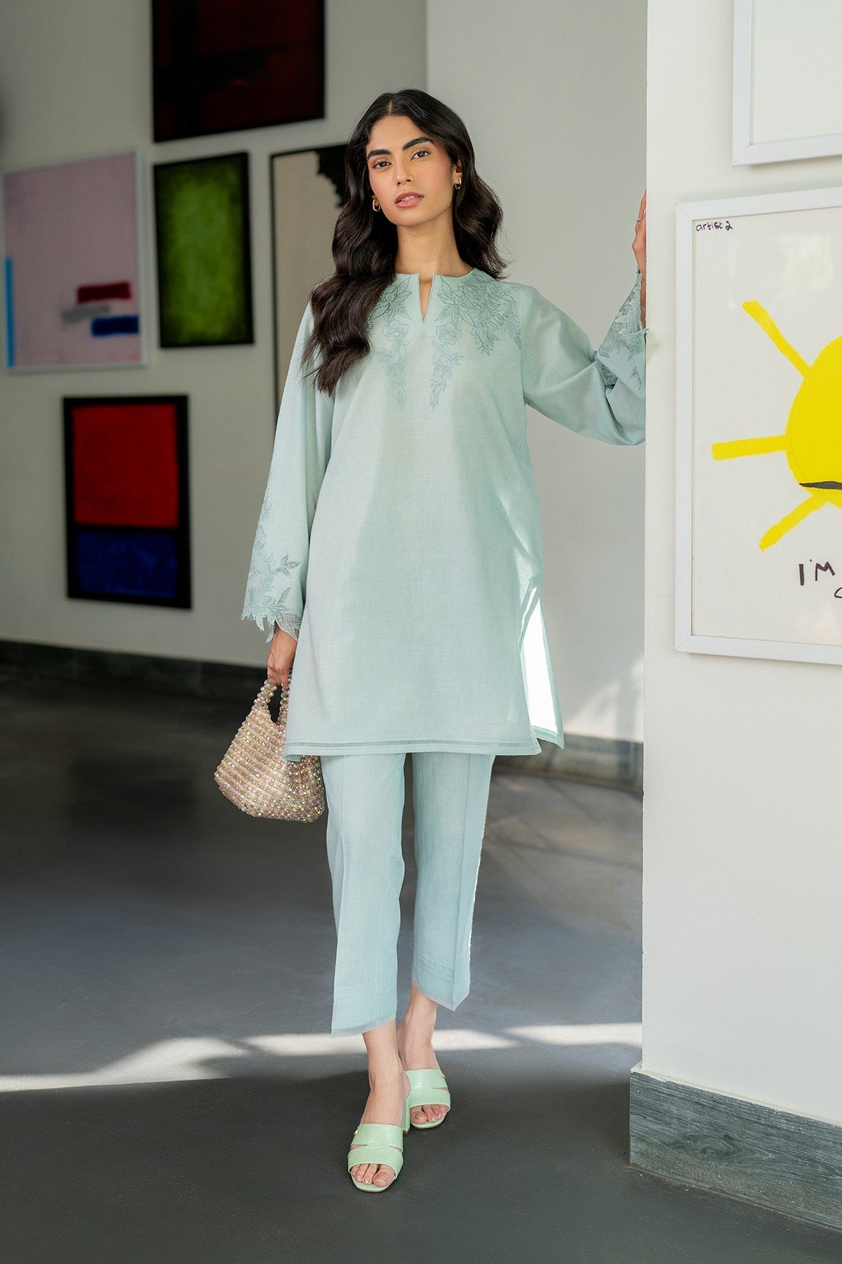 Sahar | Luxe Ready to Wear | Mint Splash - Official Sahar stockist in UK - Sakeena London