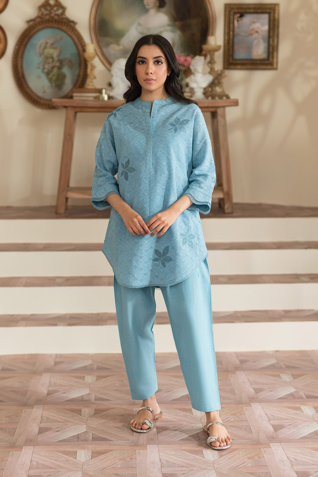 Sahar | Luxe Ready to Wear | Aqua - Official Sahar stockist in UK - Sakeena London