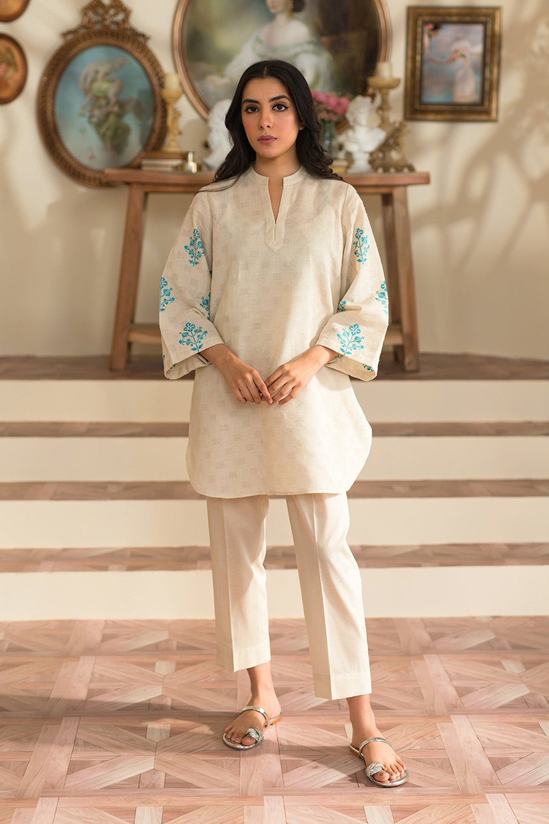 Sahar | Luxe Ready to Wear | Crossed Charm - Official Sahar stockist in UK - Sakeena London