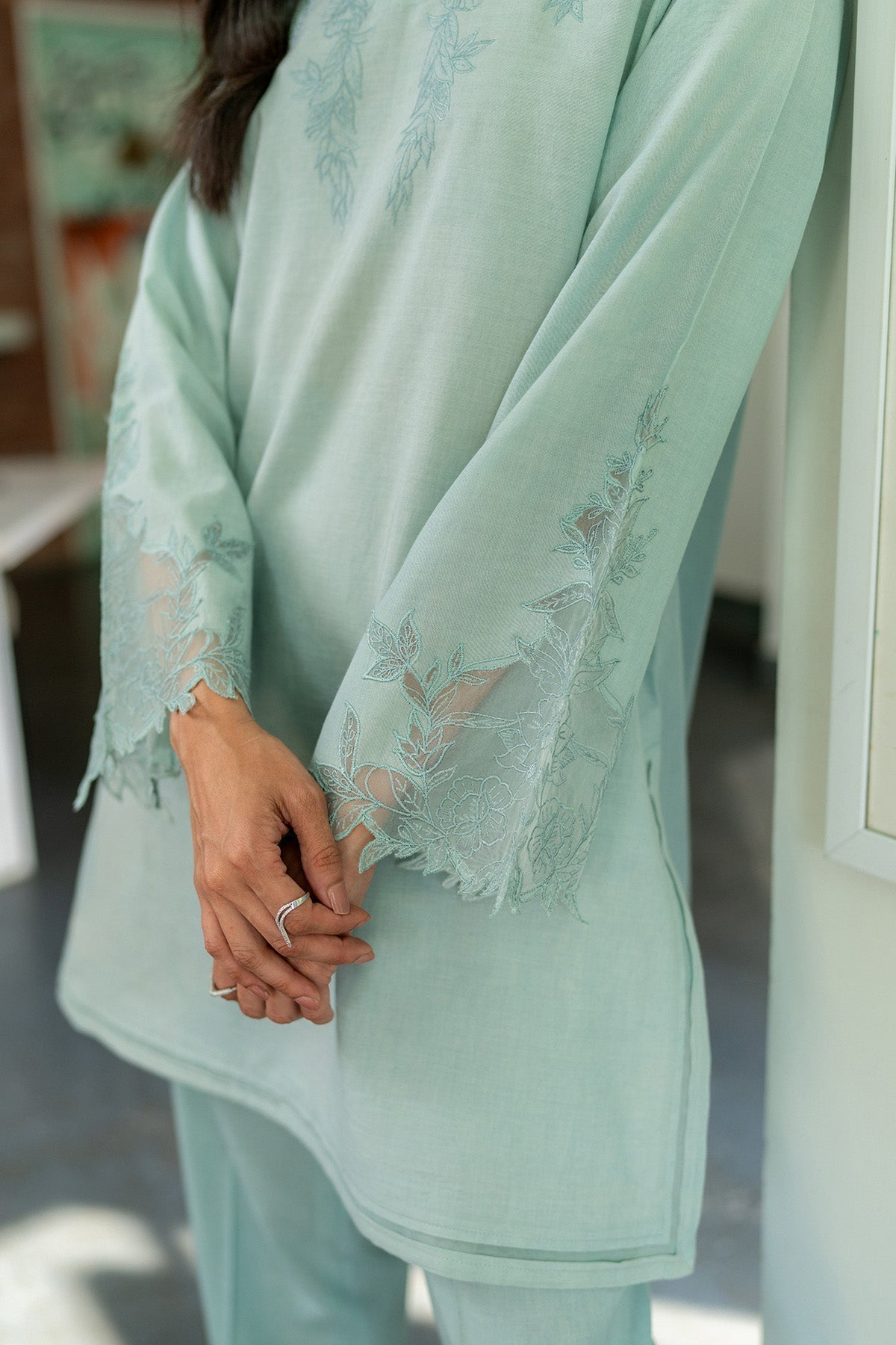 Sahar | Luxe Ready to Wear | Mint Splash - Official Sahar stockist in UK - Sakeena London