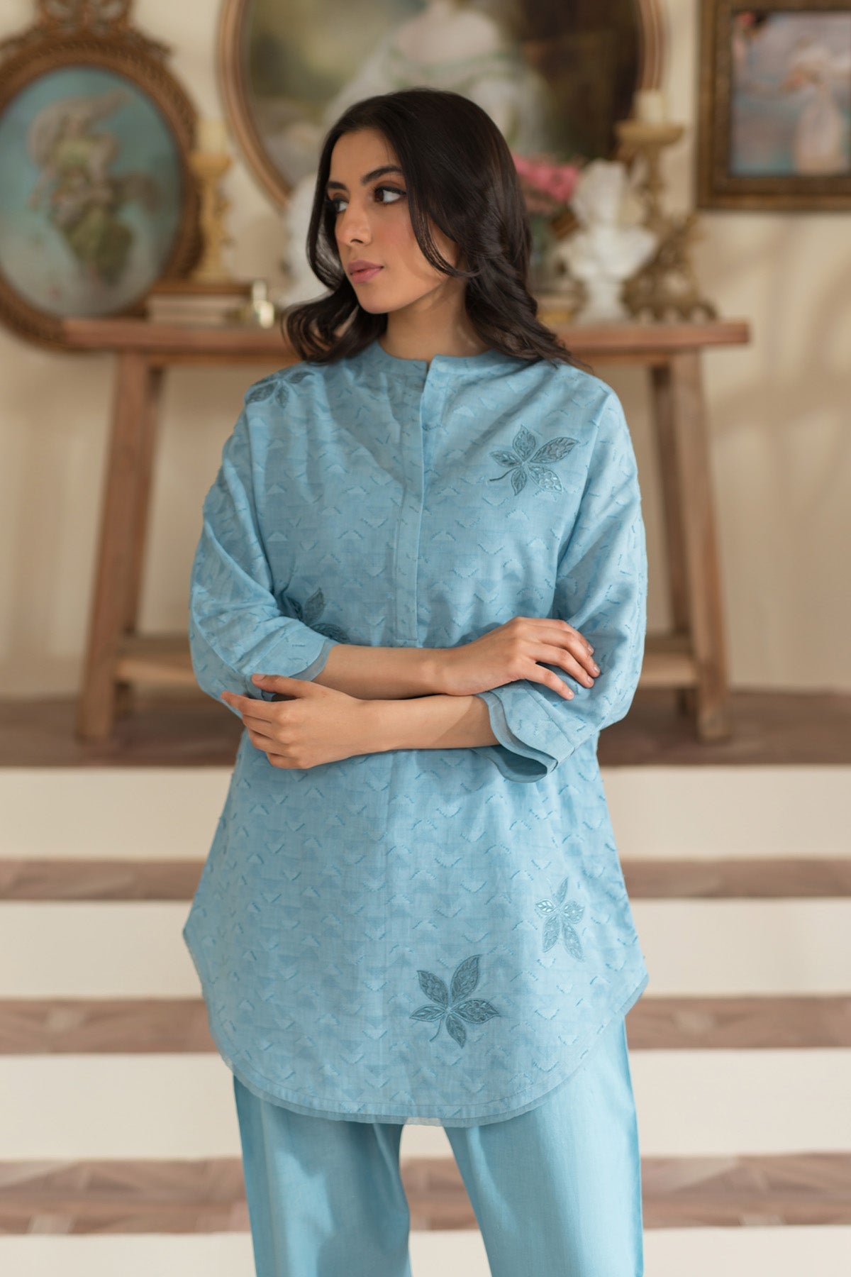 Sahar | Luxe Ready to Wear | Aqua - Official Sahar stockist in UK - Sakeena London