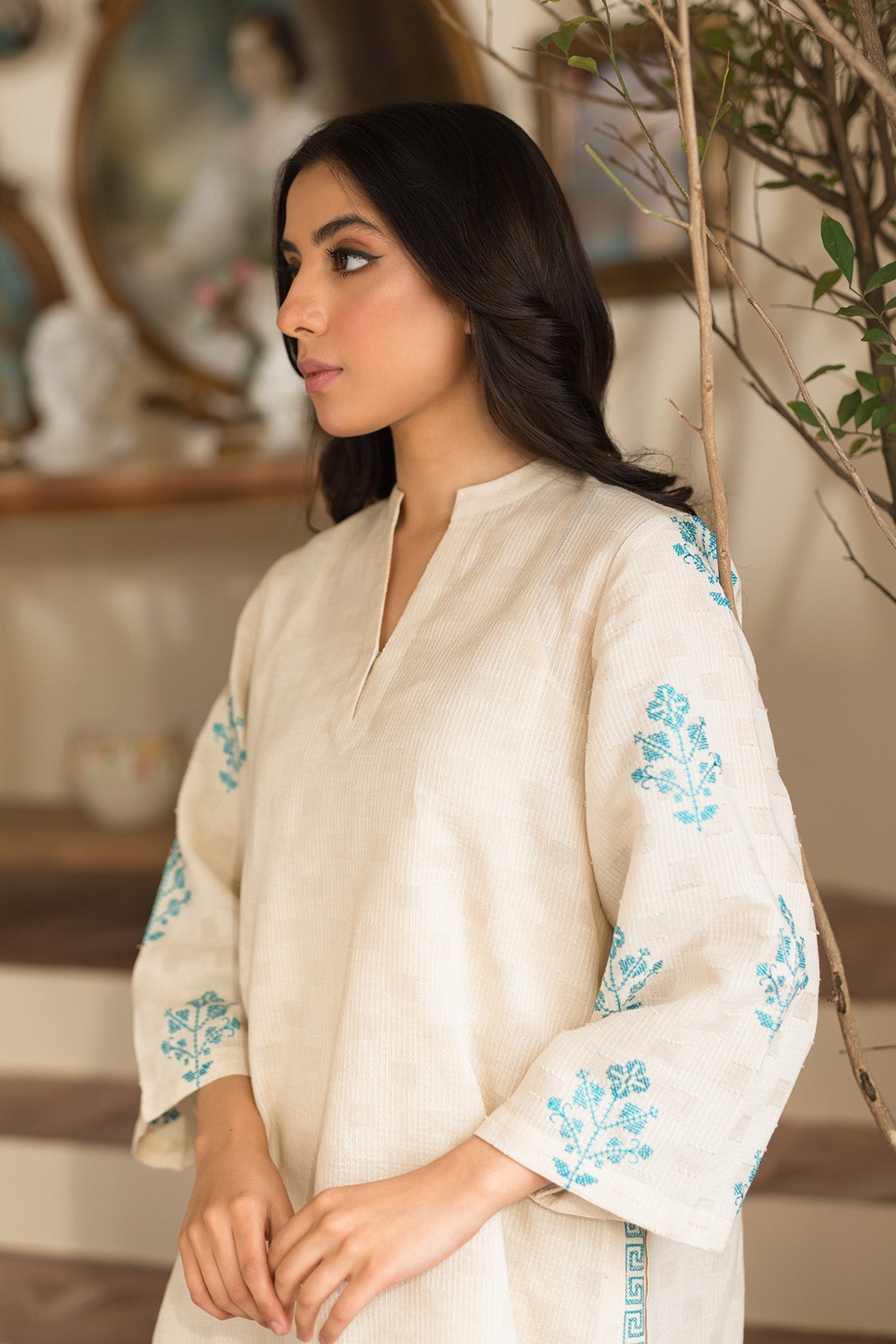 Sahar | Luxe Ready to Wear | Crossed Charm - Official Sahar stockist in UK - Sakeena London