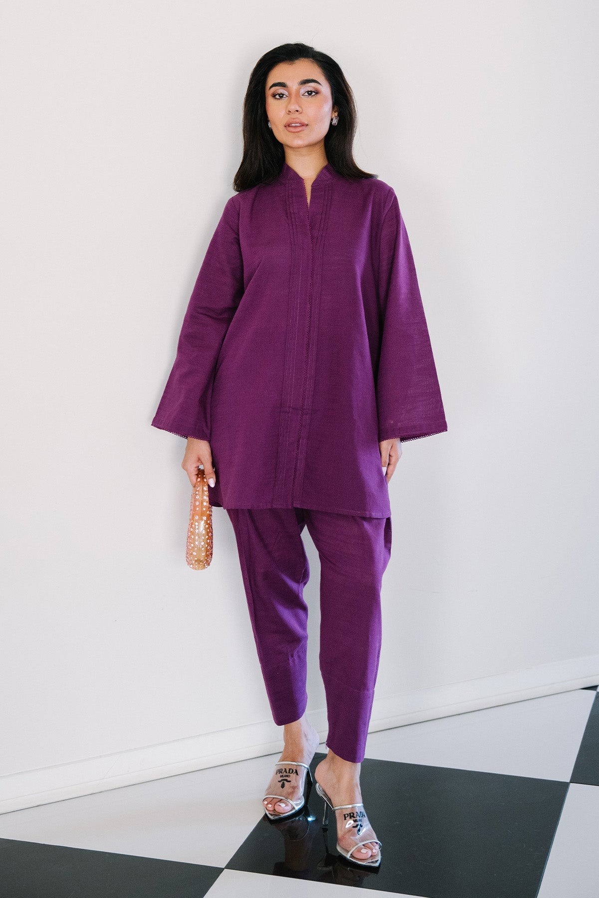 Sahar | Ready to Wear | Orchid Plum - Official Sahar stockist in UK - Sakeena London