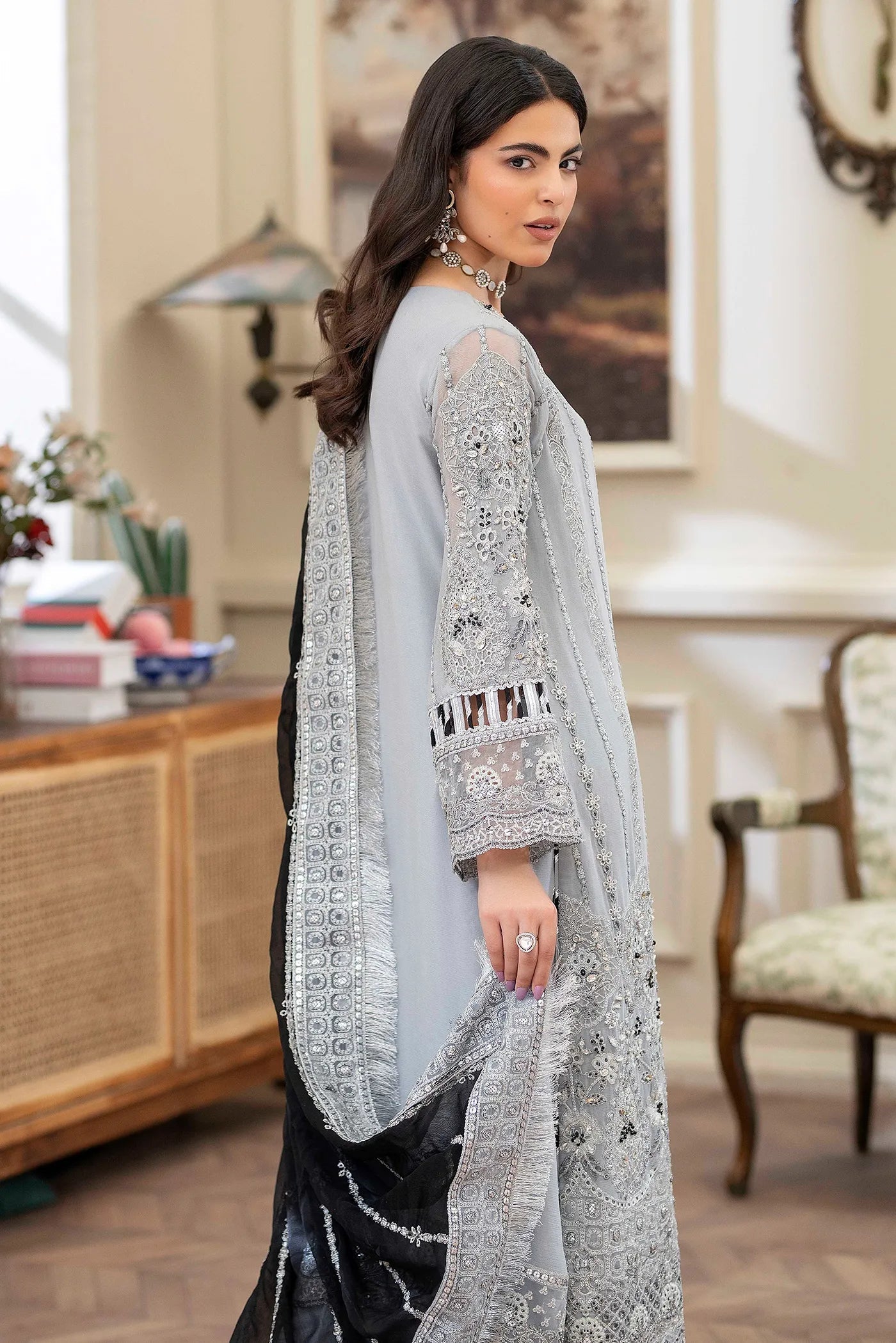 Adans Libas | Saleeqa Chiffon 25 | SALEEQA 7517 - Official Adans Libas stockist in UK - Sakeena London