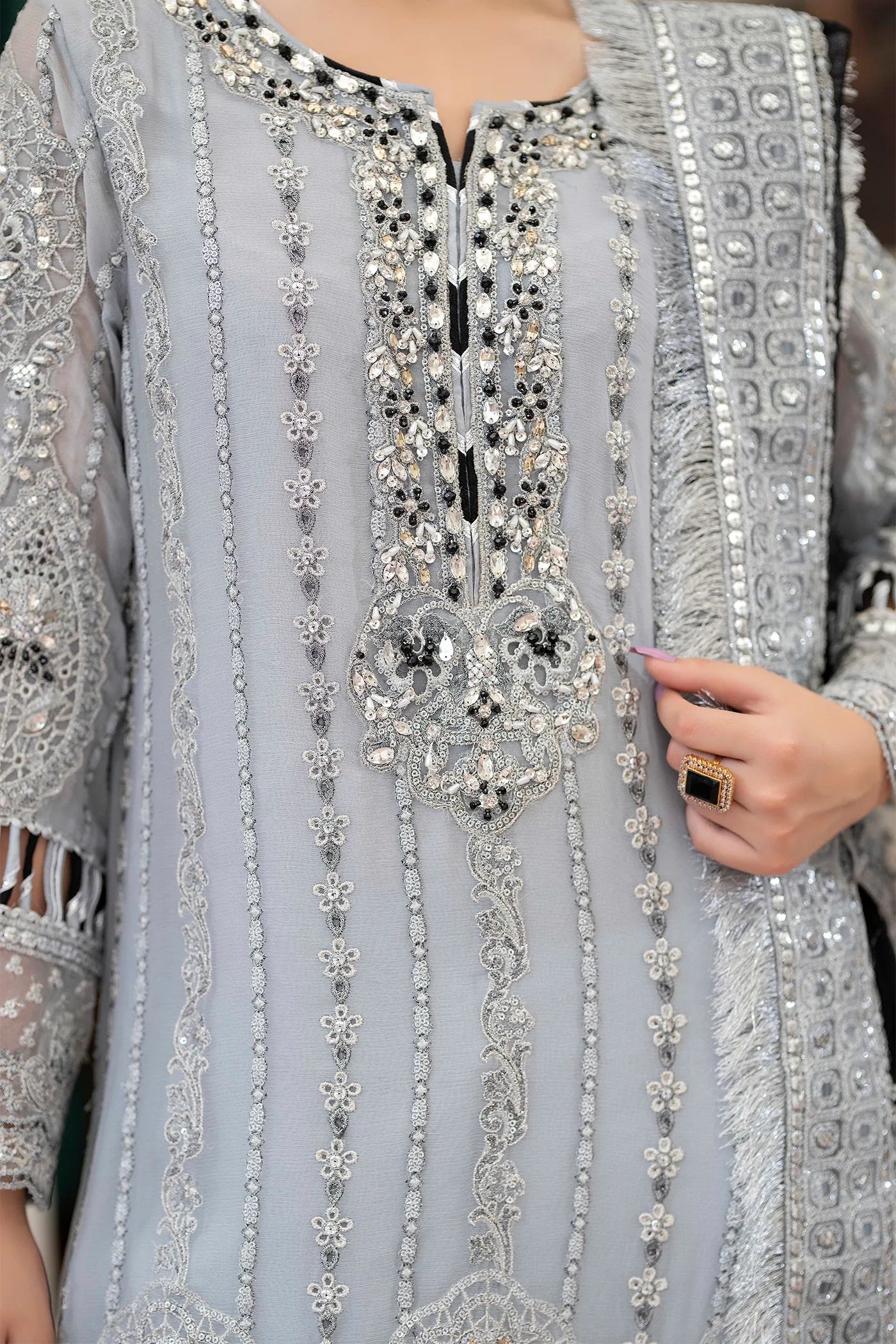 Adans Libas | Saleeqa Chiffon 25 | SALEEQA 7517 - Official Adans Libas stockist in UK - Sakeena London