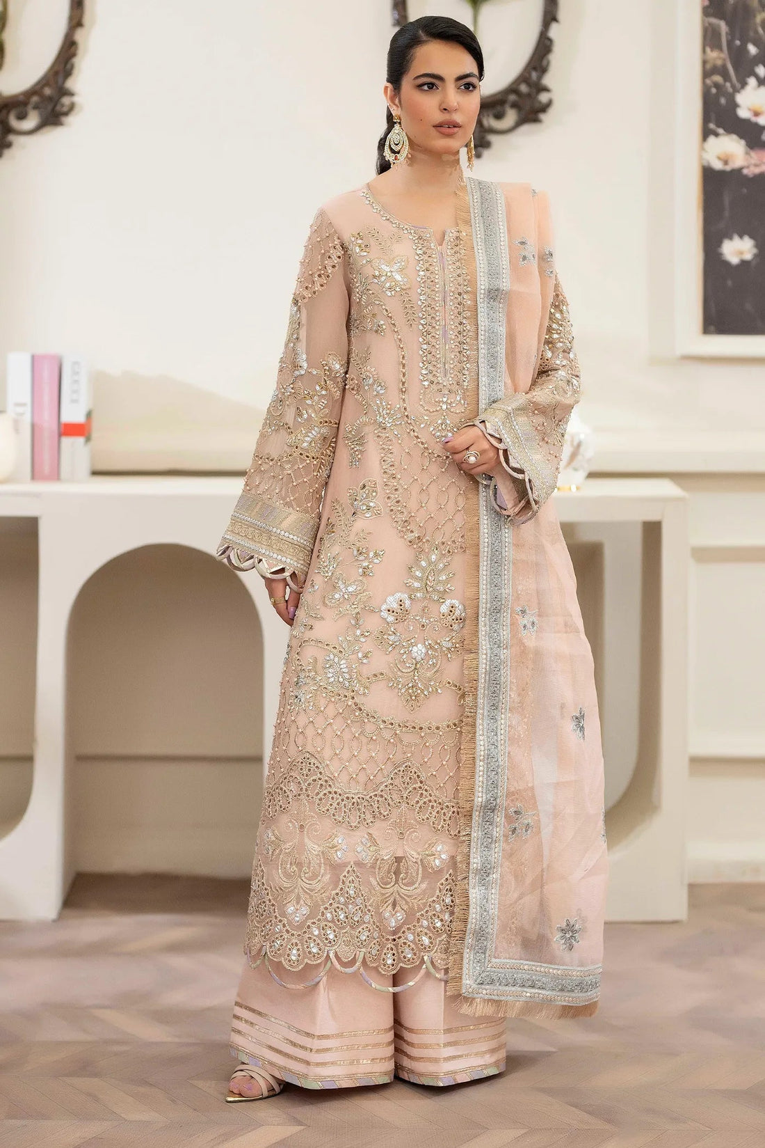 Adans Libas | Saleeqa Chiffon 25 | SALEEQA 7510 - Official Adans Libas stockist in UK - Sakeena London