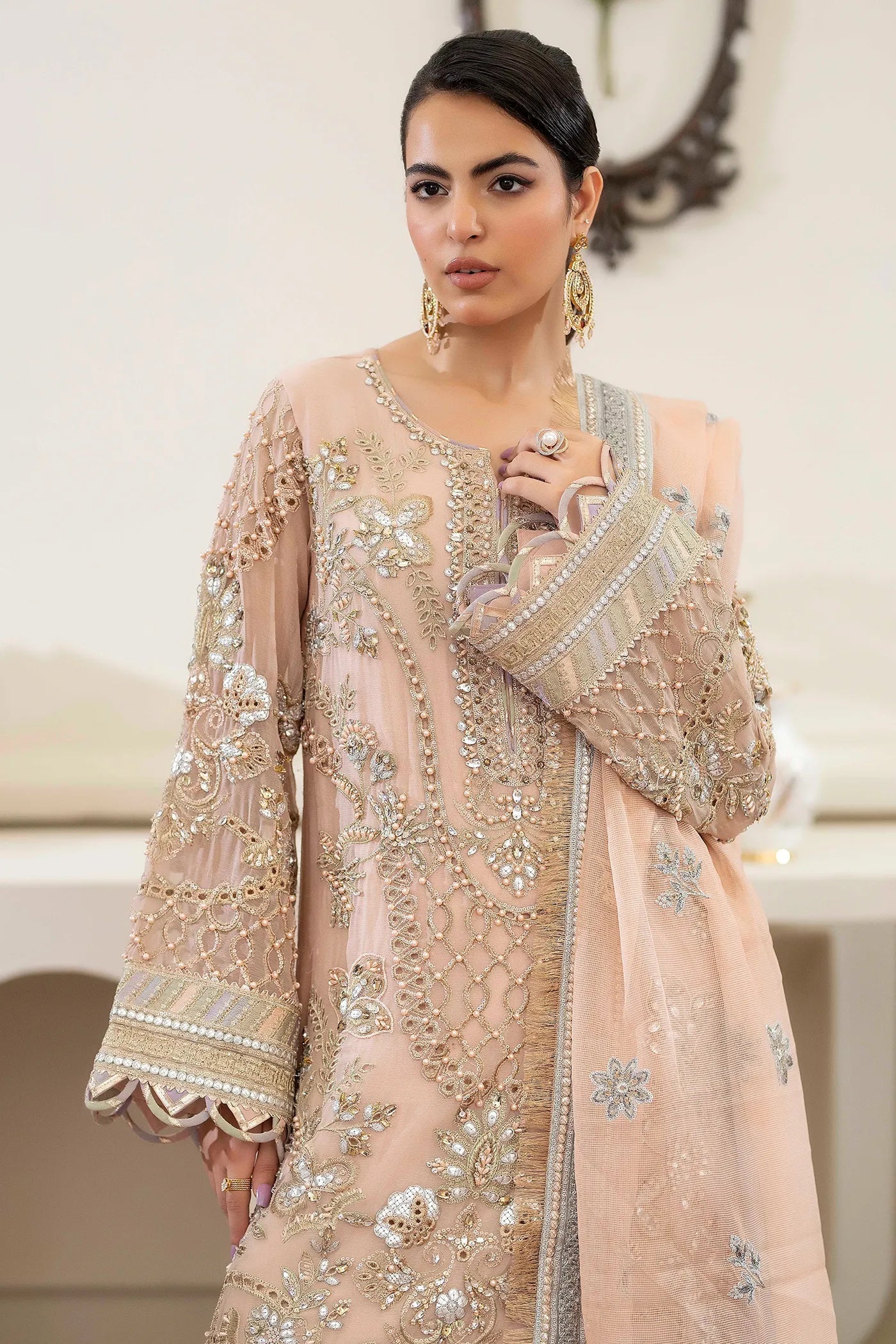 Adans Libas | Saleeqa Chiffon 25 | SALEEQA 7510 - Official Adans Libas stockist in UK - Sakeena London