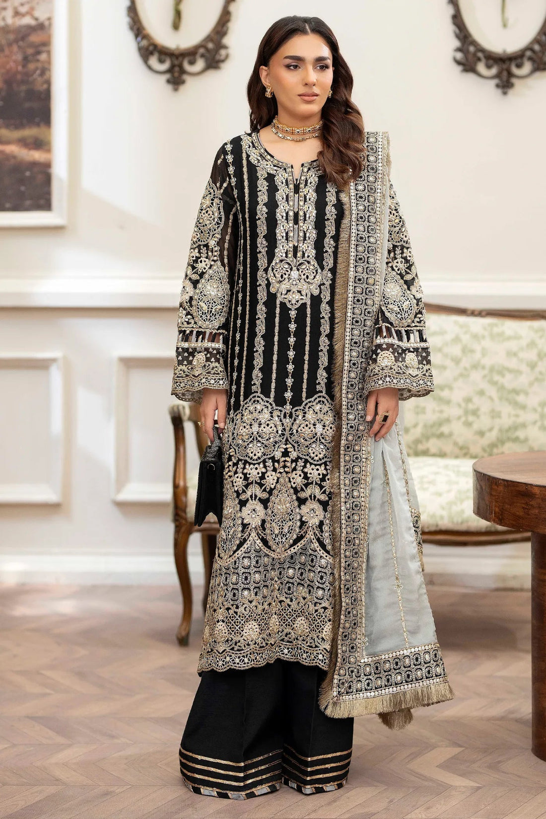 Adans Libas | Saleeqa Chiffon 25 | SALEEQA 7514 - Official Adans Libas stockist in UK - Sakeena London
