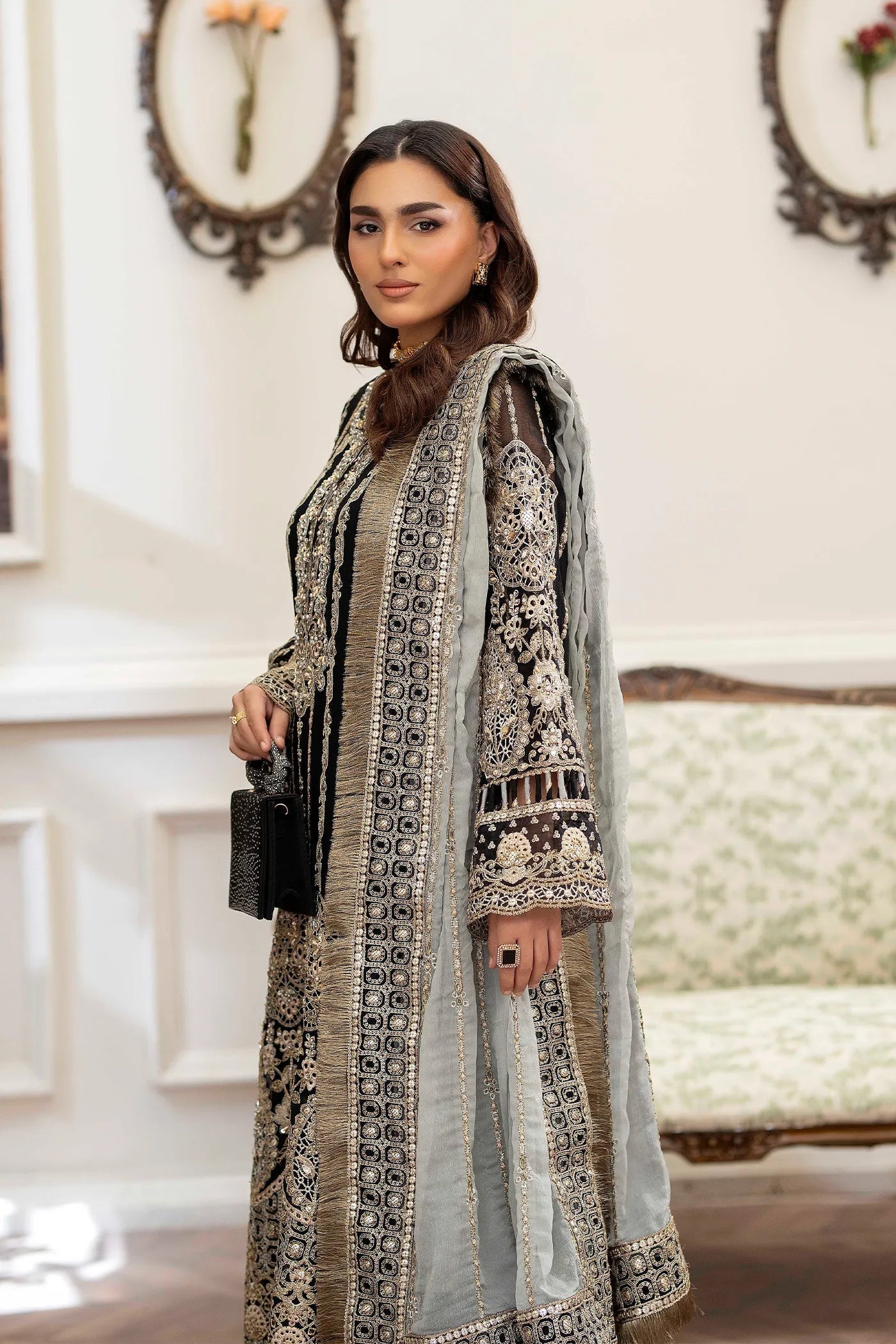 Adans Libas | Saleeqa Chiffon 25 | SALEEQA 7514 - Official Adans Libas stockist in UK - Sakeena London