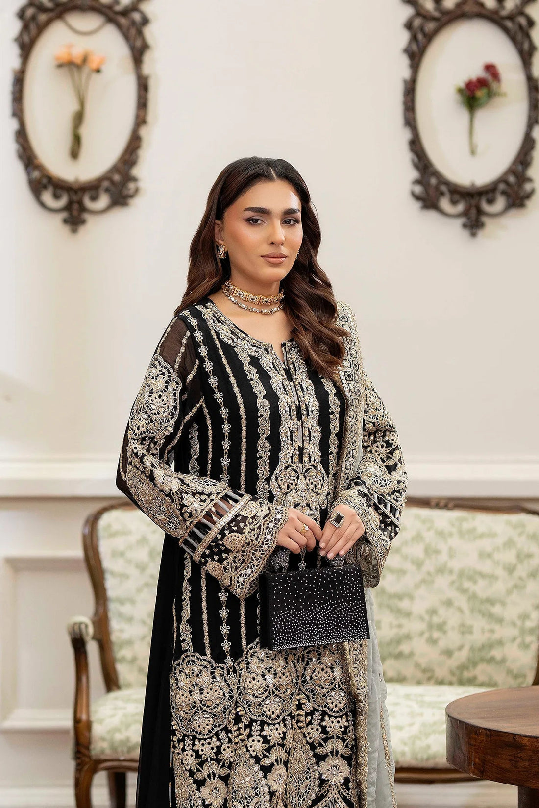 Adans Libas | Saleeqa Chiffon 25 | SALEEQA 7514 - Official Adans Libas stockist in UK - Sakeena London