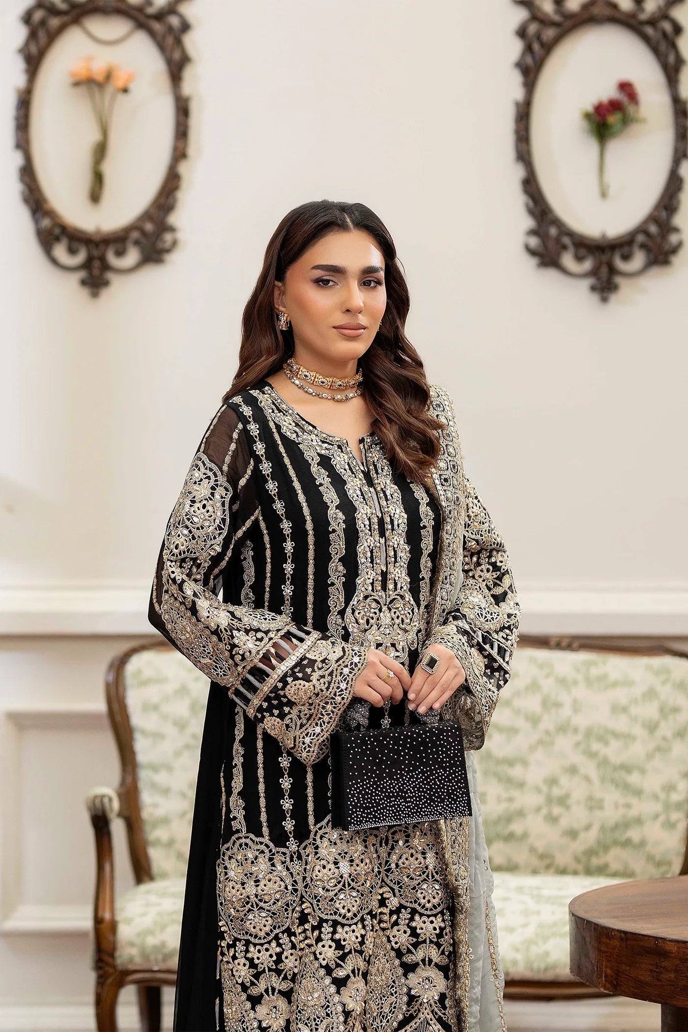 Adans Libas | Saleeqa Chiffon 25 | SALEEQA 7514 - Official Adans Libas stockist in UK - Sakeena London