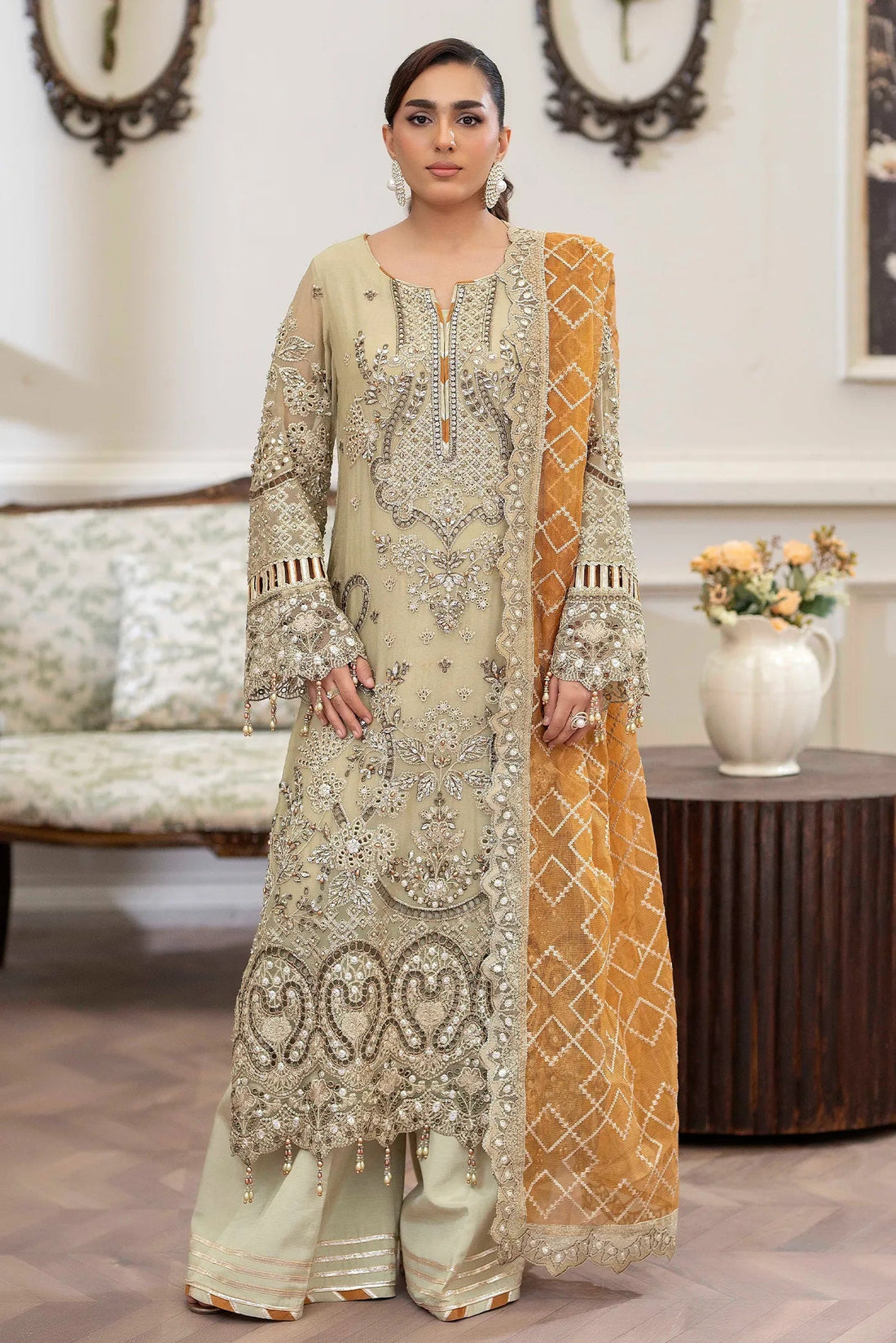 Adans Libas | Saleeqa Chiffon 25 | SALEEQA 7518 - Official Adans Libas stockist in UK - Sakeena London