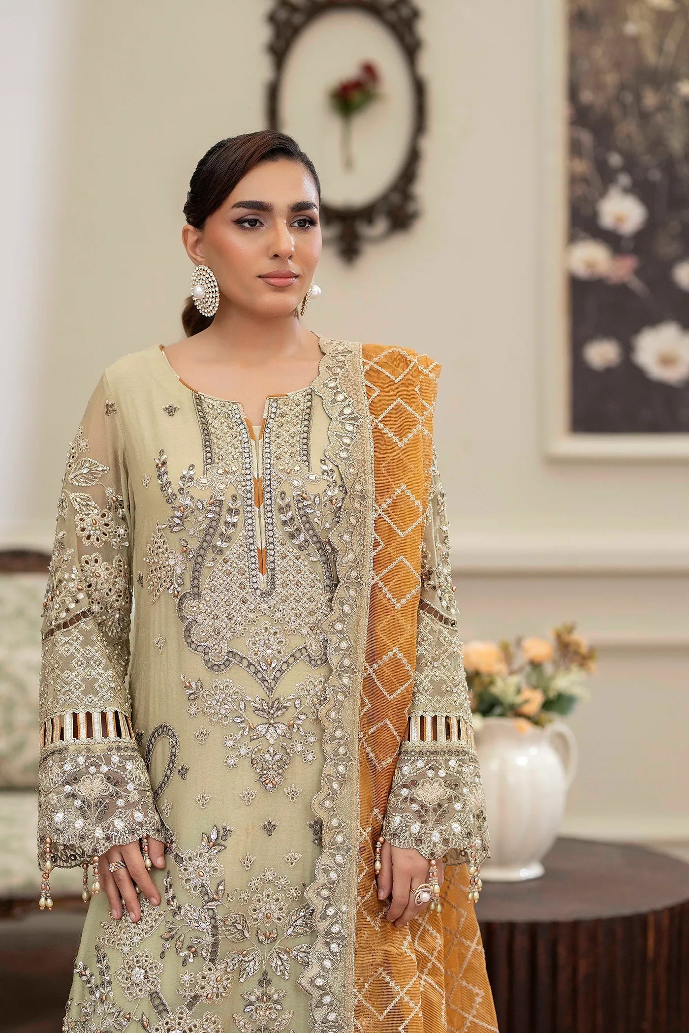 Adans Libas | Saleeqa Chiffon 25 | SALEEQA 7518 - Official Adans Libas stockist in UK - Sakeena London