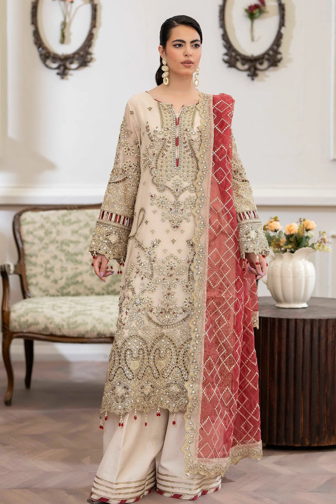 Adans Libas | Saleeqa Chiffon 25 | SALEEQA 7511 - Official Adans Libas stockist in UK - Sakeena London