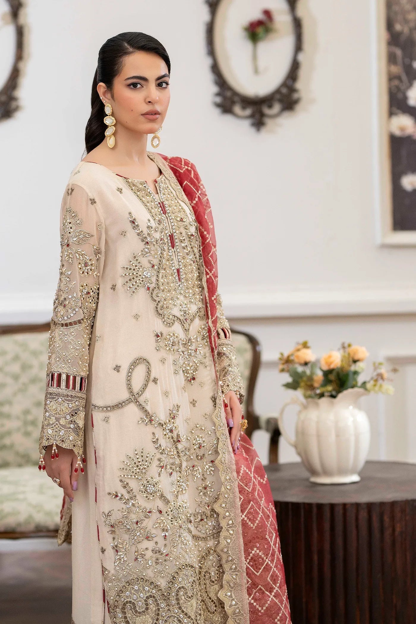 Adans Libas | Saleeqa Chiffon 25 | SALEEQA 7511 - Official Adans Libas stockist in UK - Sakeena London