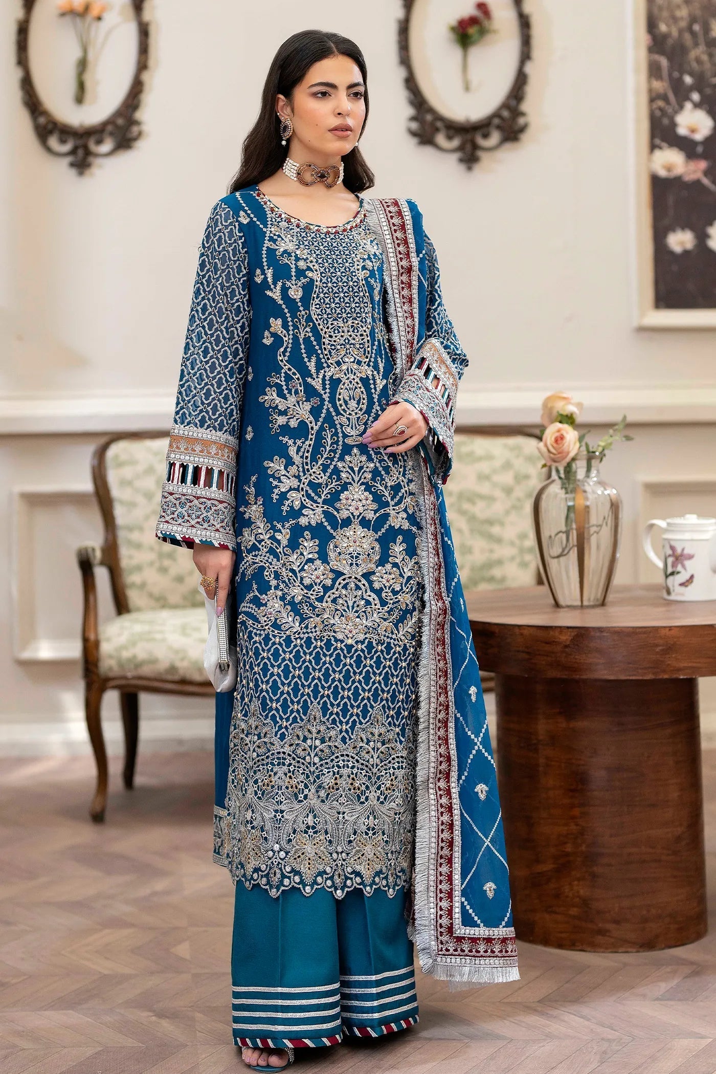 Adans Libas | Saleeqa Chiffon 25 |SALEEQA 7515 - Official Adans Libas stockist in UK - Sakeena London