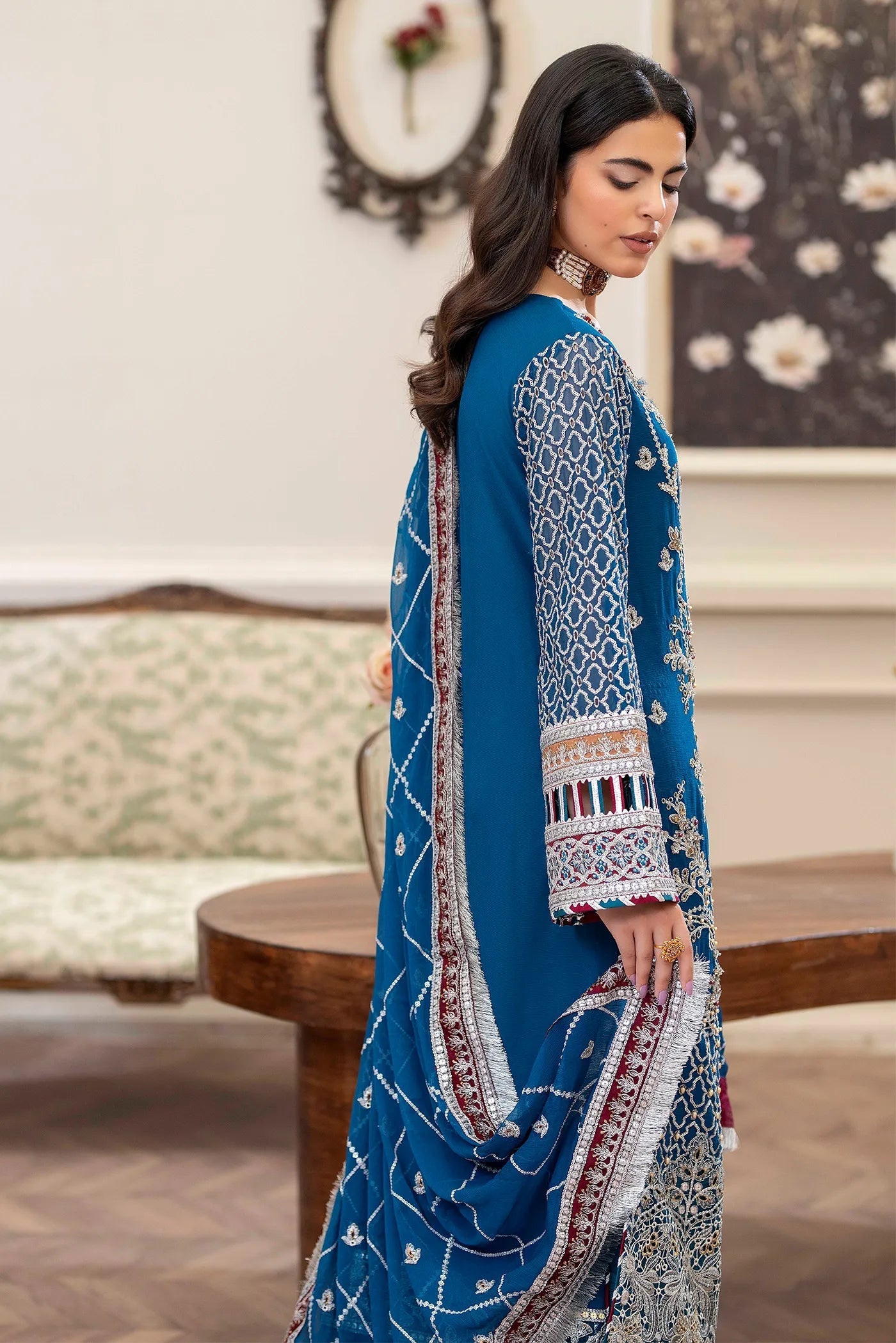 Adans Libas | Saleeqa Chiffon 25 |SALEEQA 7515 - Official Adans Libas stockist in UK - Sakeena London