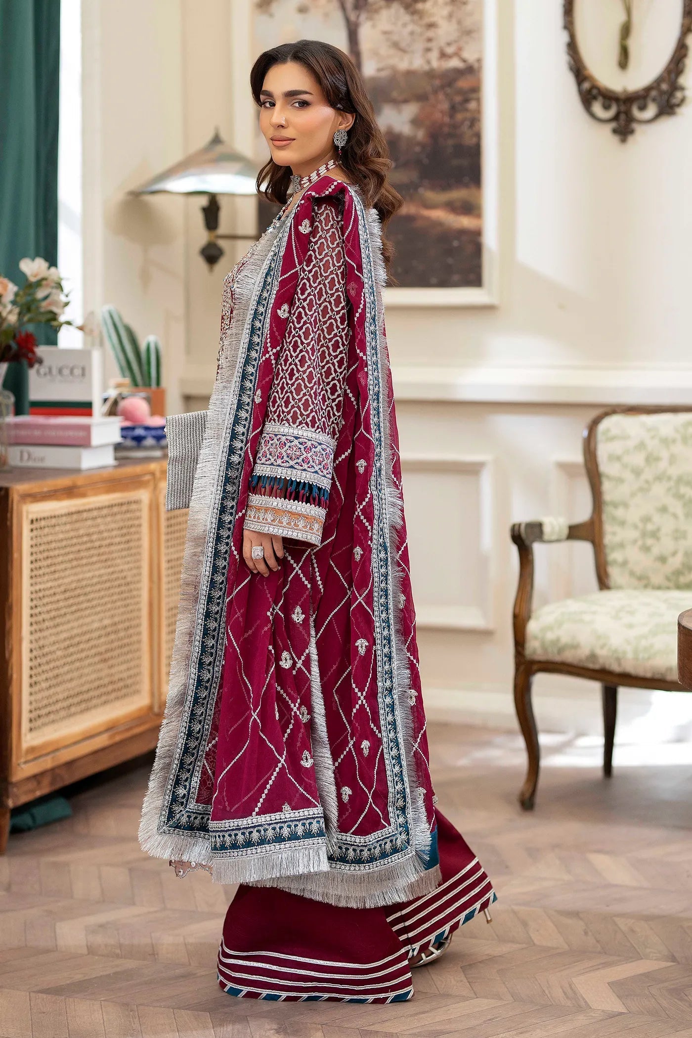Adans Libas | Saleeqa Chiffon 25 | SALEEQA 7513 - Official Adans Libas stockist in UK - Sakeena London
