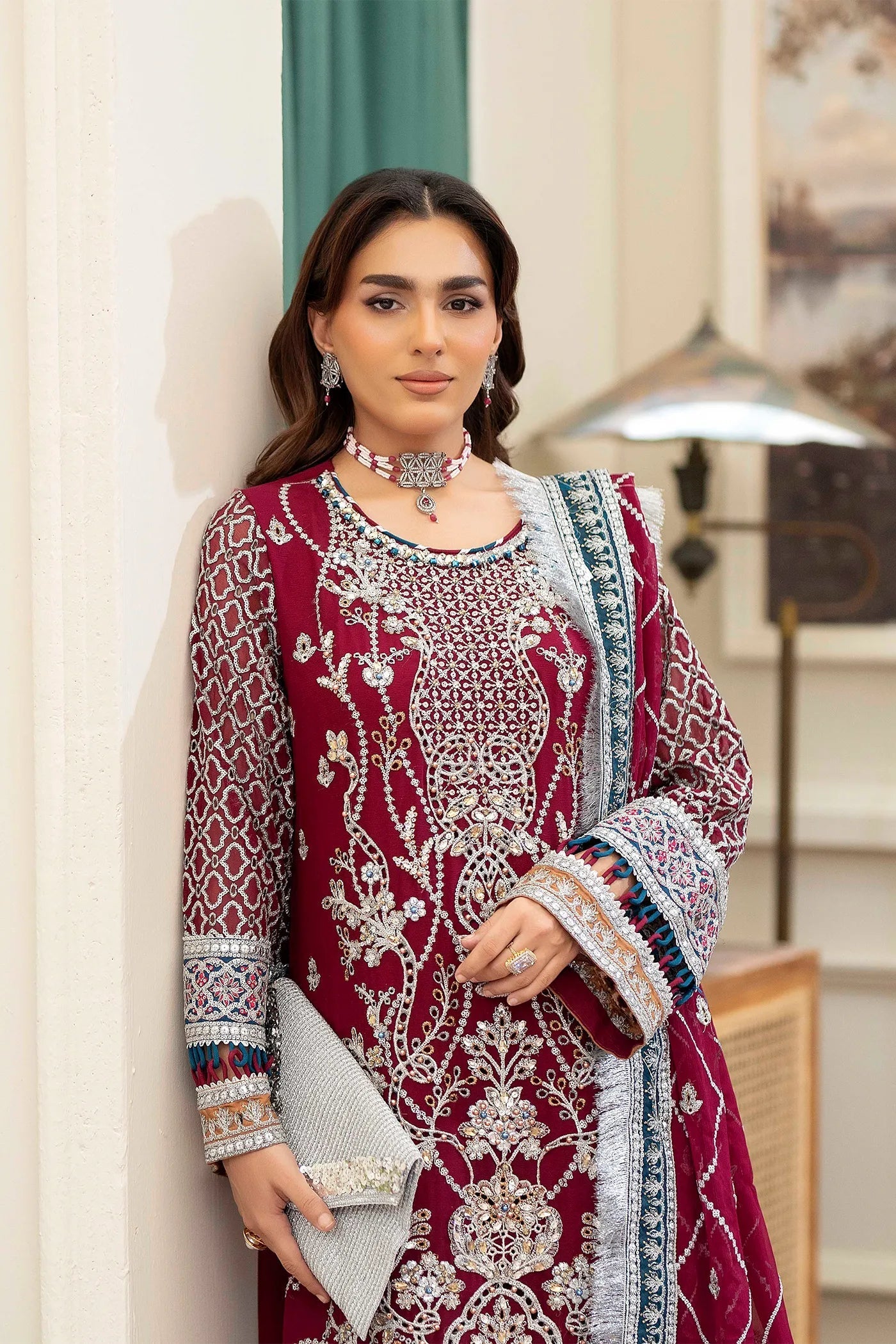 Adans Libas | Saleeqa Chiffon 25 | SALEEQA 7513 - Official Adans Libas stockist in UK - Sakeena London