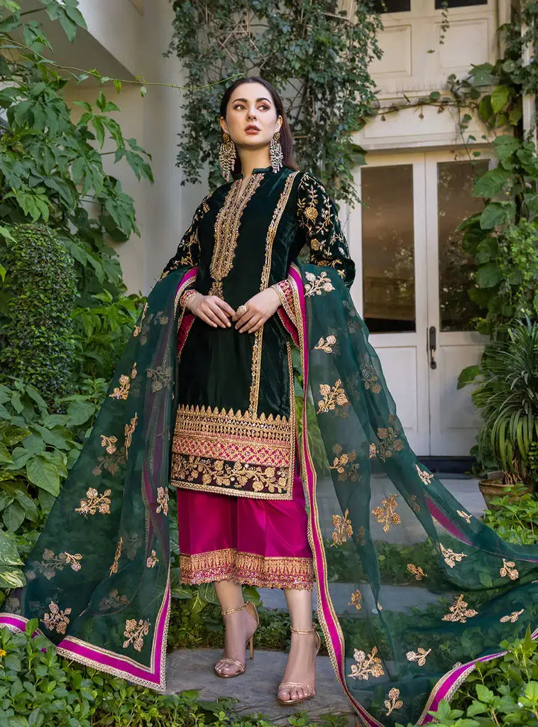 Zainab Chottani | Stitched Velvet 2022 | Pareeshay - Official Zainab Chottani stockist in UK - Sakeena London