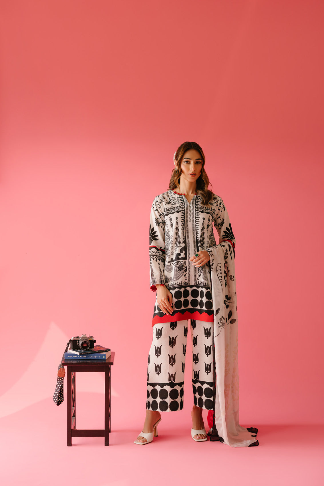 Sammy K | La Rose Co Ords Sets | Monochrome - Official Sammy K stockist in UK - Sakeena London