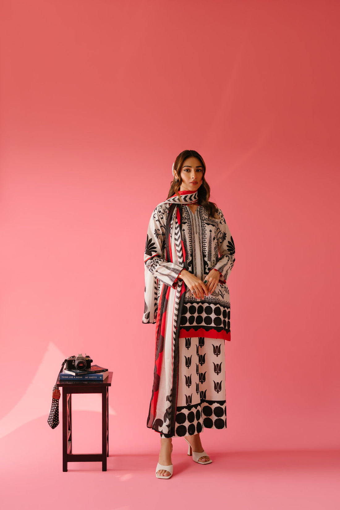Sammy K | La Rose Co Ords Sets | Monochrome - Official Sammy K stockist in UK - Sakeena London