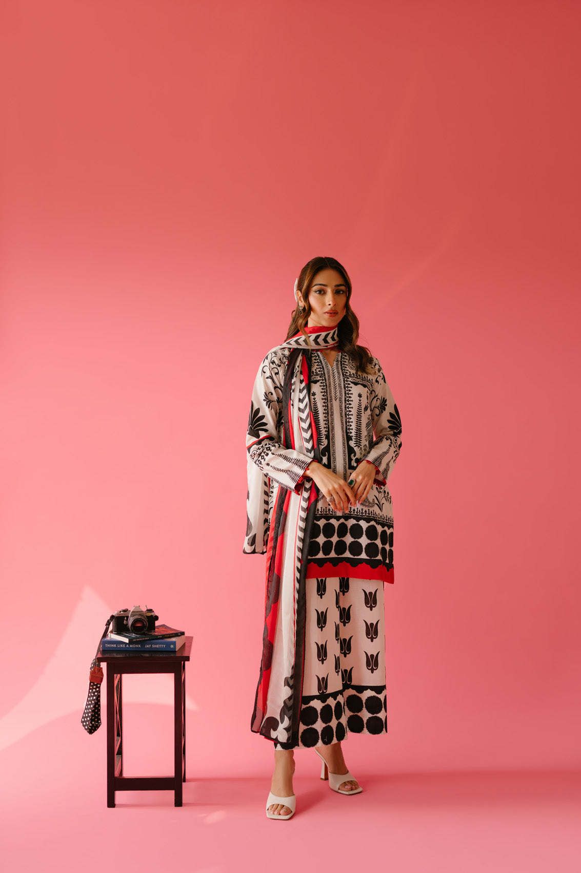 Sammy K | La Rose Co Ords Sets | Monochrome - Official Sammy K stockist in UK - Sakeena London