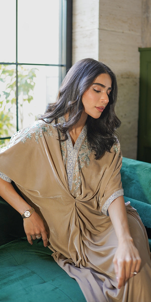 Erum Khan | Velvet Wisper | Champagne Charm - Official Erum Khan stockist in UK - Sakeena London