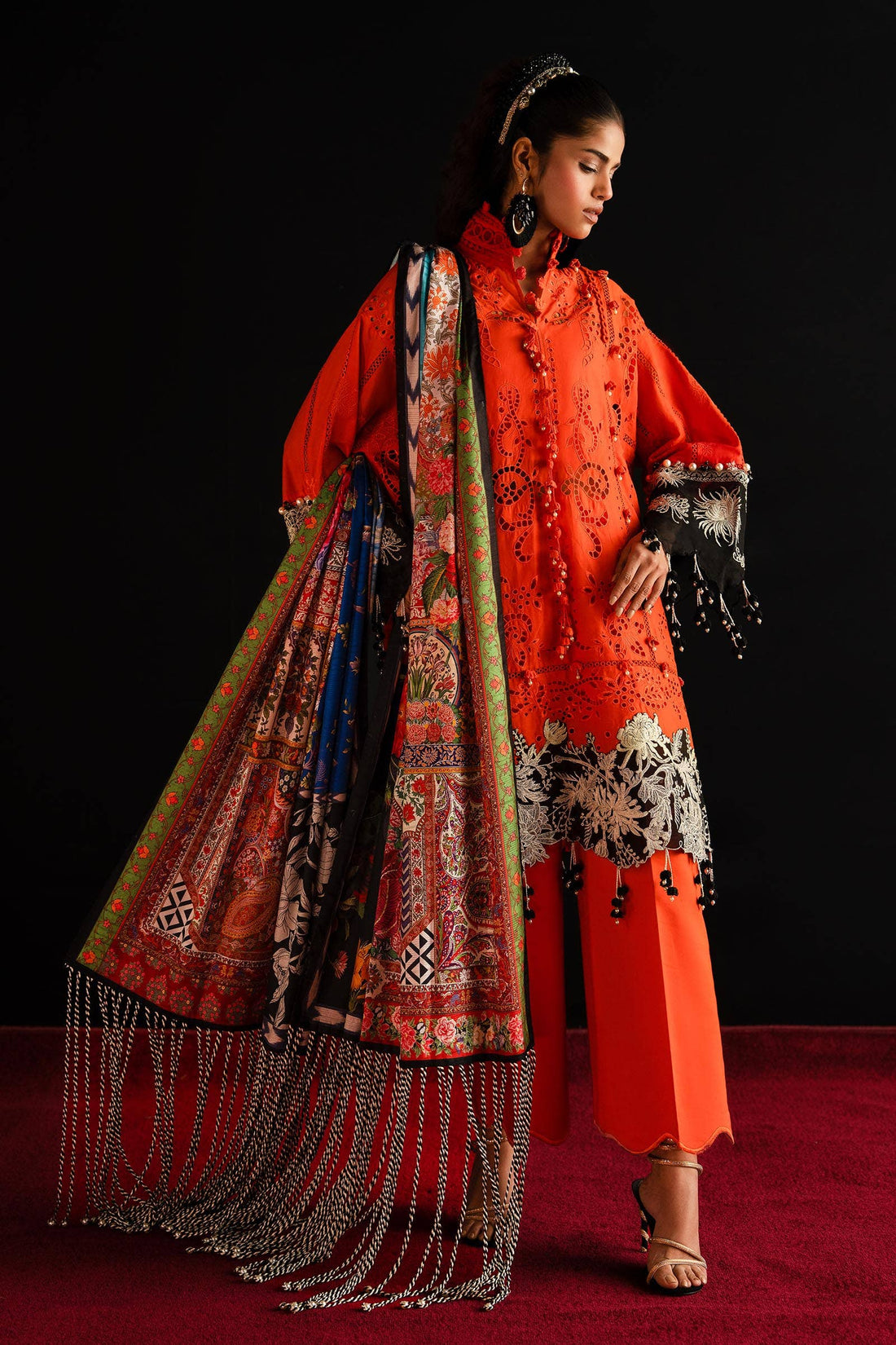 Sana Safinaz | Luxury Collection 24 | L241-001A-3CL - Official Sana Safinaz stockist in UK - Sakeena London