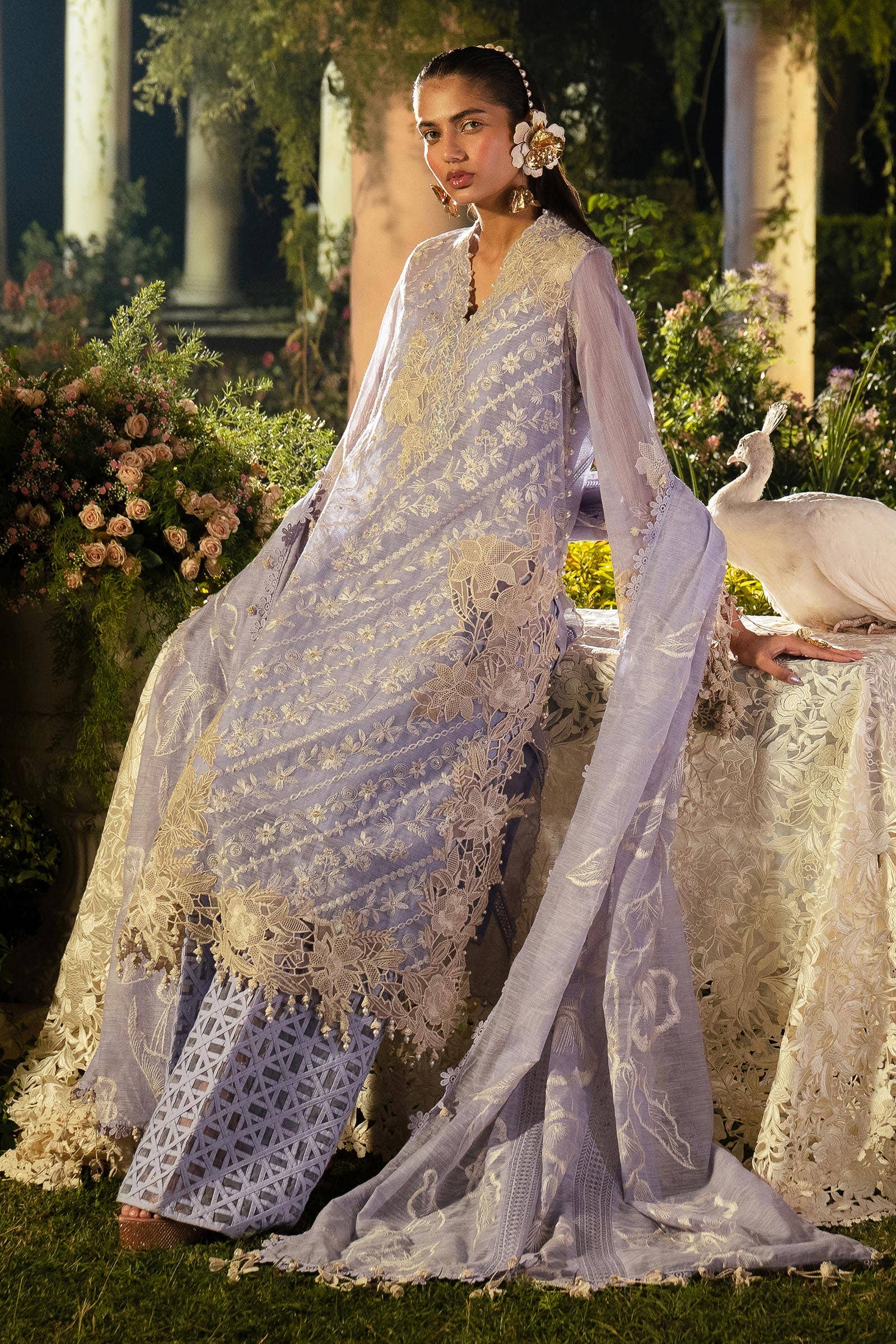 Sana Safinaz | Luxury Collection 24 | L241-010B-3CV - Official Sana Safinaz stockist in UK - Sakeena London