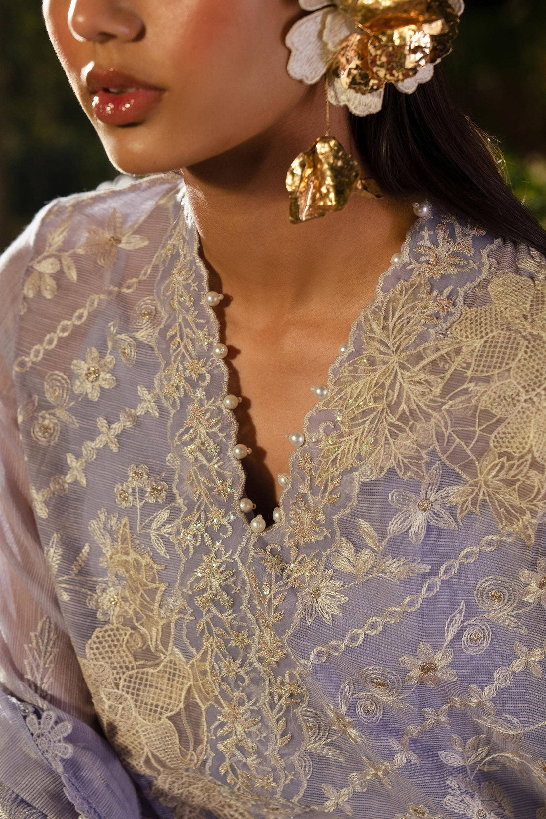 Sana Safinaz | Luxury Collection 24 | L241-010B-3CV - Official Sana Safinaz stockist in UK - Sakeena London