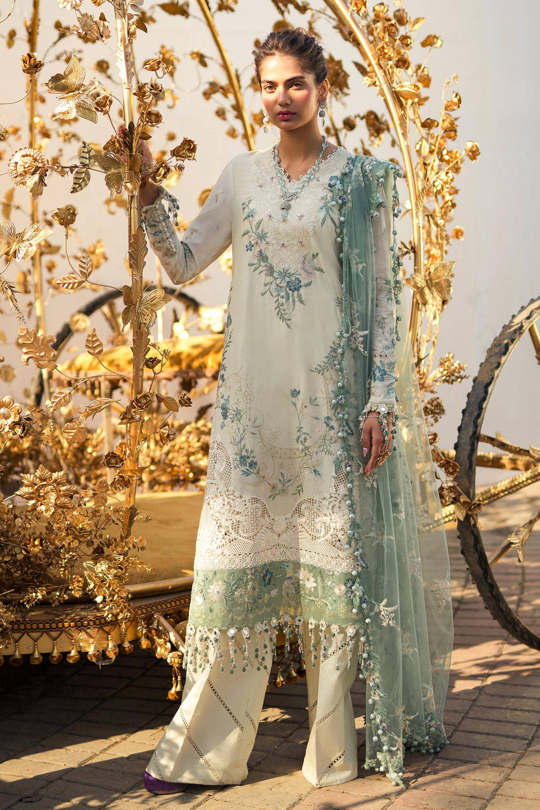 Sana Safinaz | Luxury Collection 24 | L241-003A-3CT - Official Sana Safinaz stockist in UK - Sakeena London