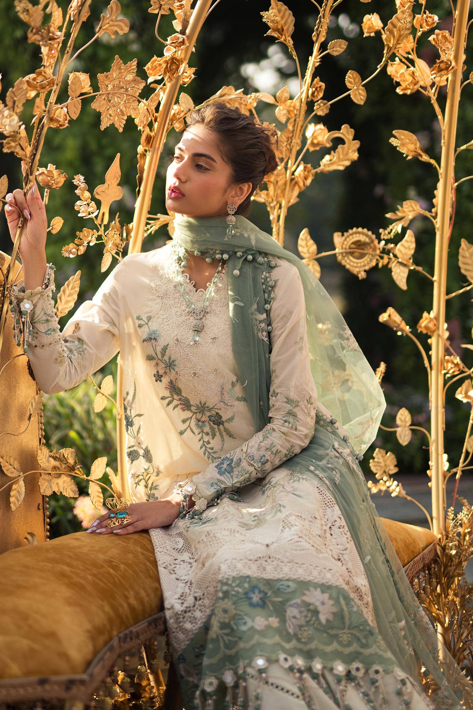 Sana Safinaz | Luxury Collection 24 | L241-003A-3CT - Official Sana Safinaz stockist in UK - Sakeena London