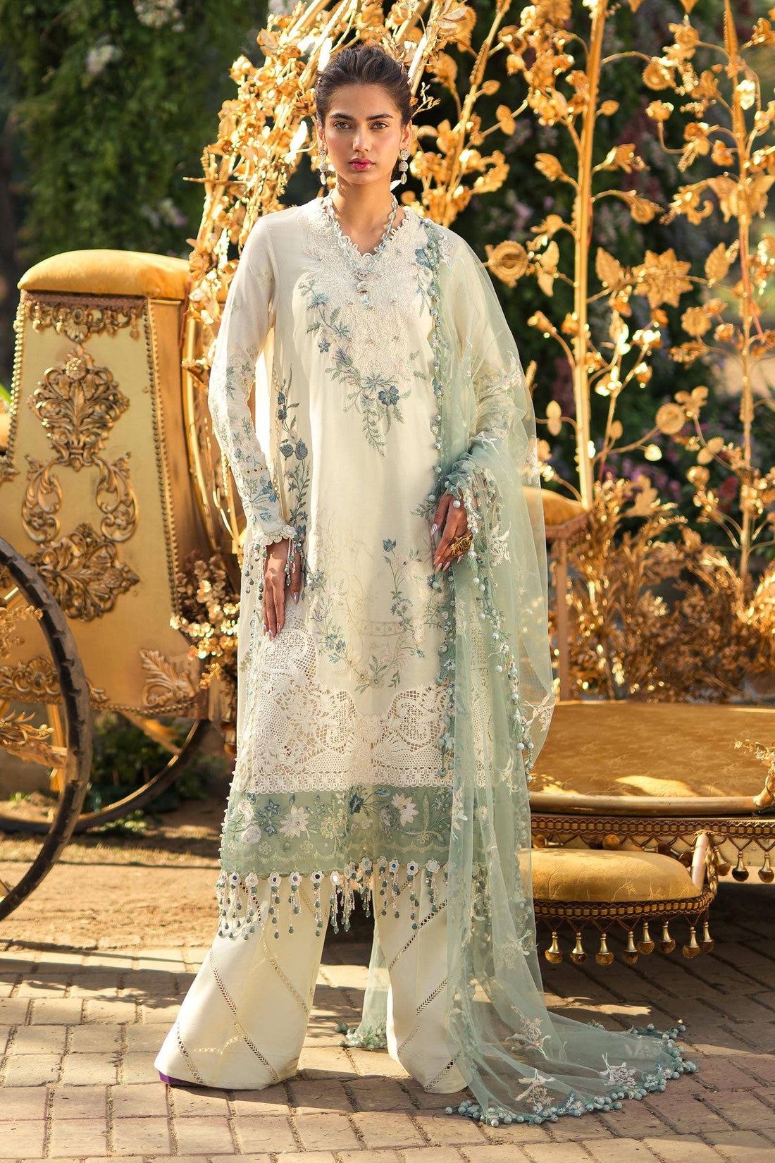 Sana Safinaz | Luxury Collection 24 | L241-003A-3CT - Official Sana Safinaz stockist in UK - Sakeena London