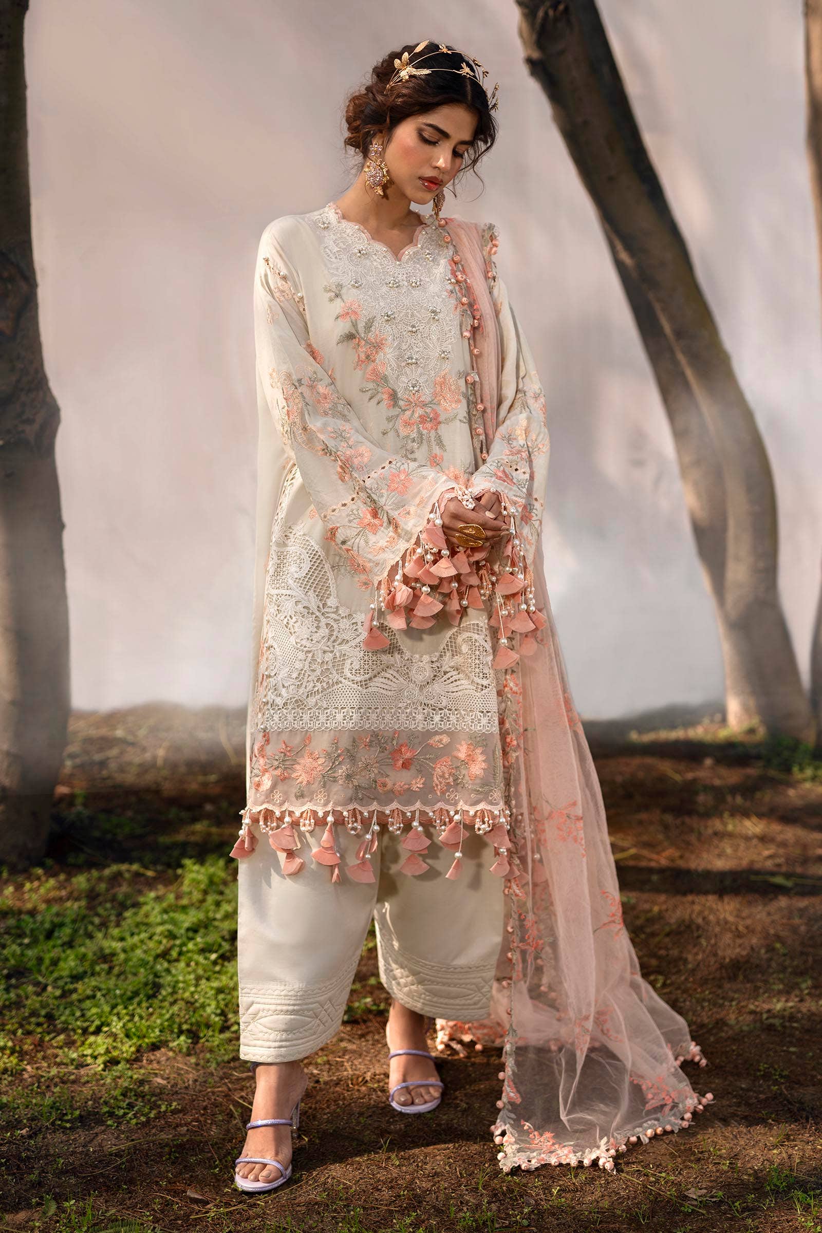 Sana Safinaz | Luxury Collection 24 | L241-003B-3CT - Official Sana Safinaz stockist in UK - Sakeena London