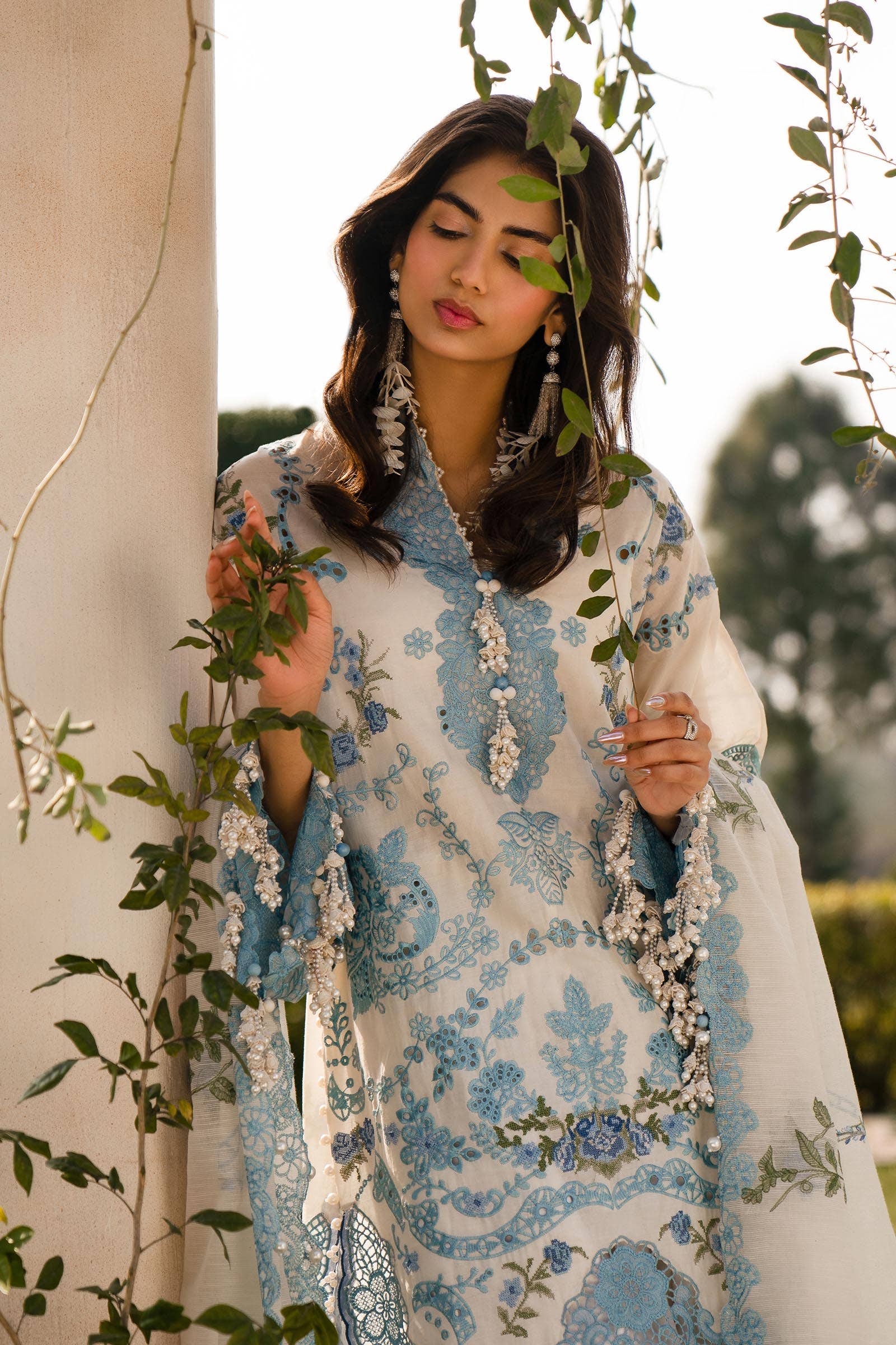 Sana Safinaz | Luxury Collection 24 | L241-004A-3CV - Official Sana Safinaz stockist in UK - Sakeena London