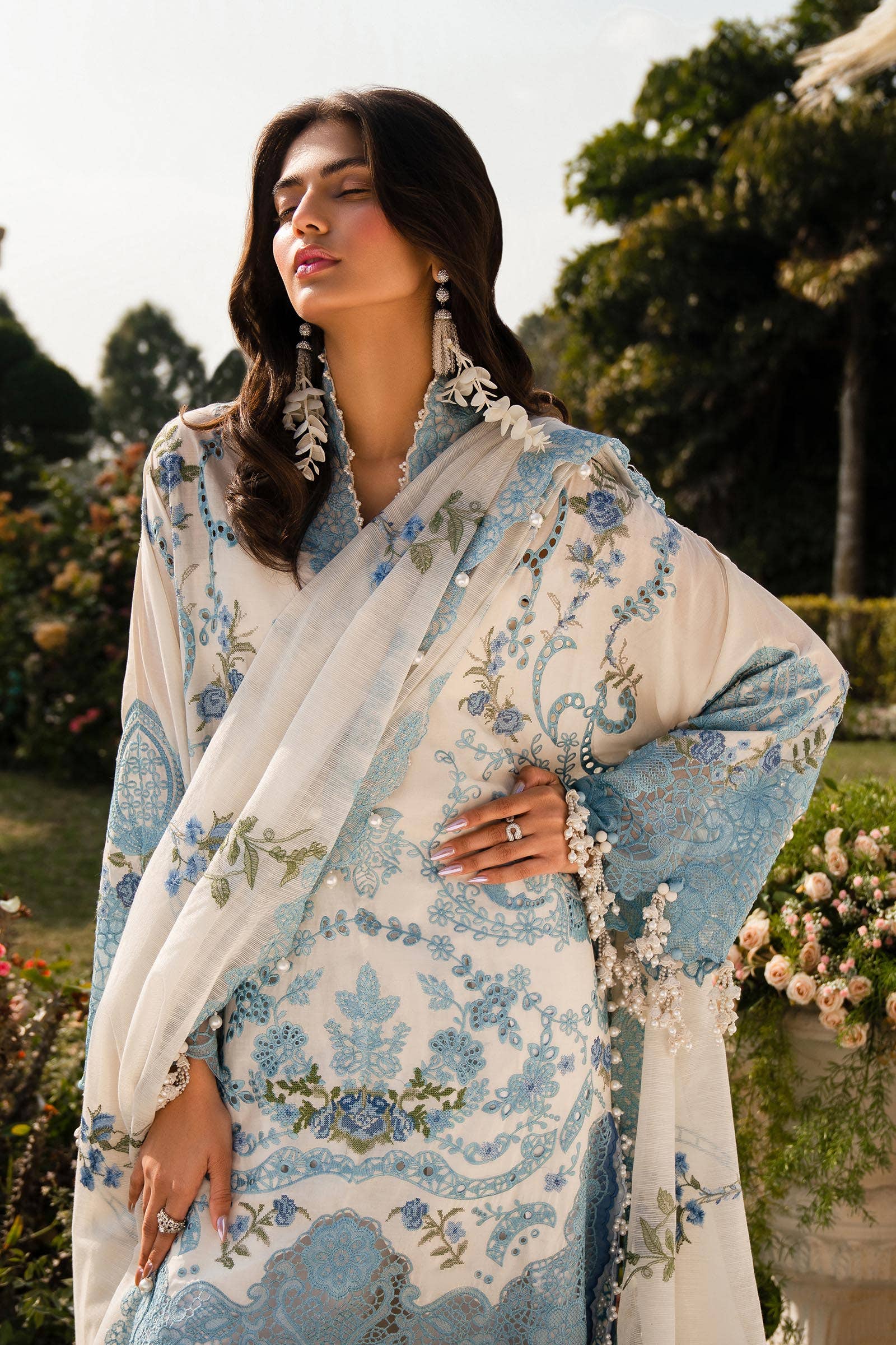 Sana Safinaz | Luxury Collection 24 | L241-004A-3CV - Official Sana Safinaz stockist in UK - Sakeena London