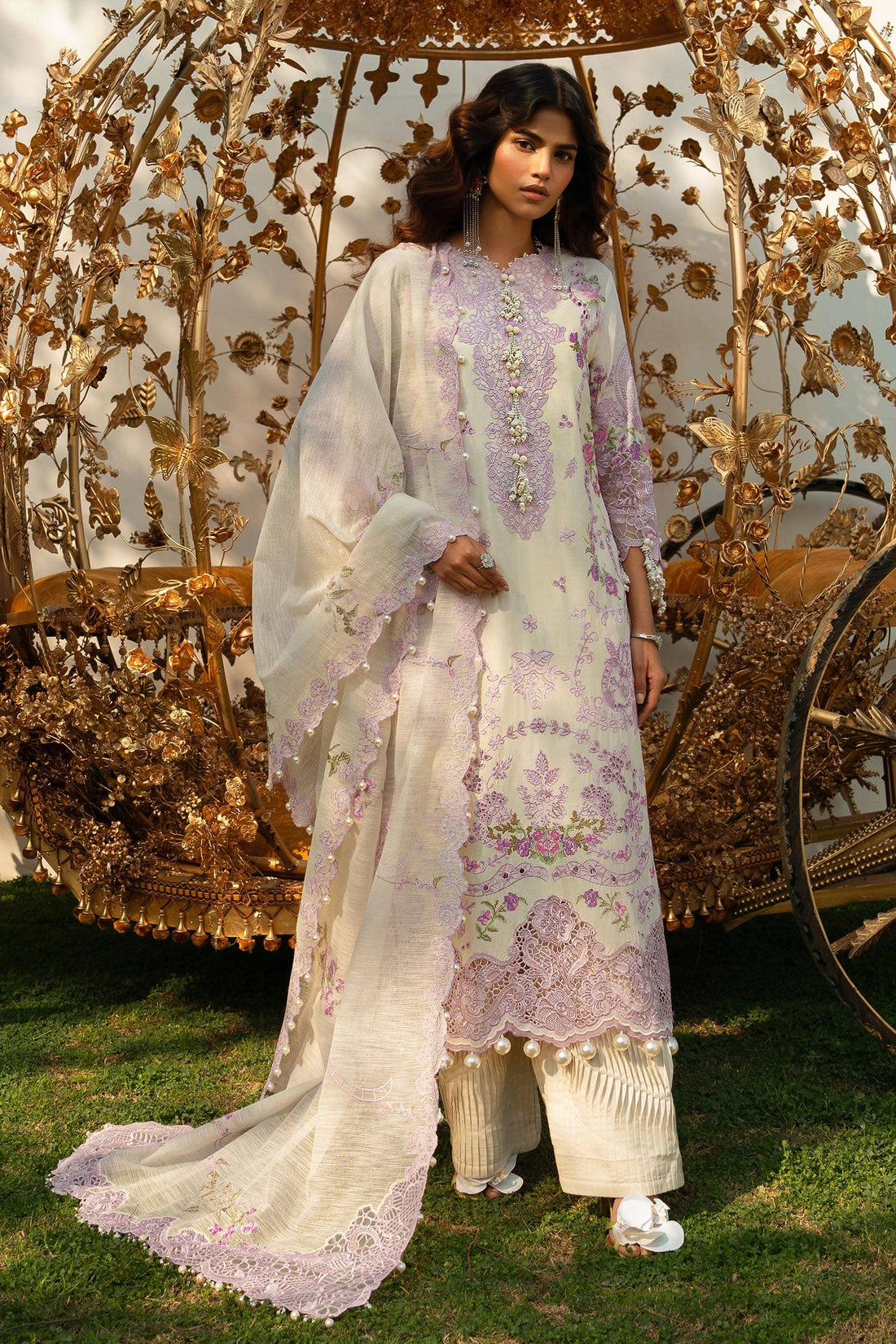Sana Safinaz | Luxury Collection 24 | L241-004B-3CV - Official Sana Safinaz stockist in UK - Sakeena London