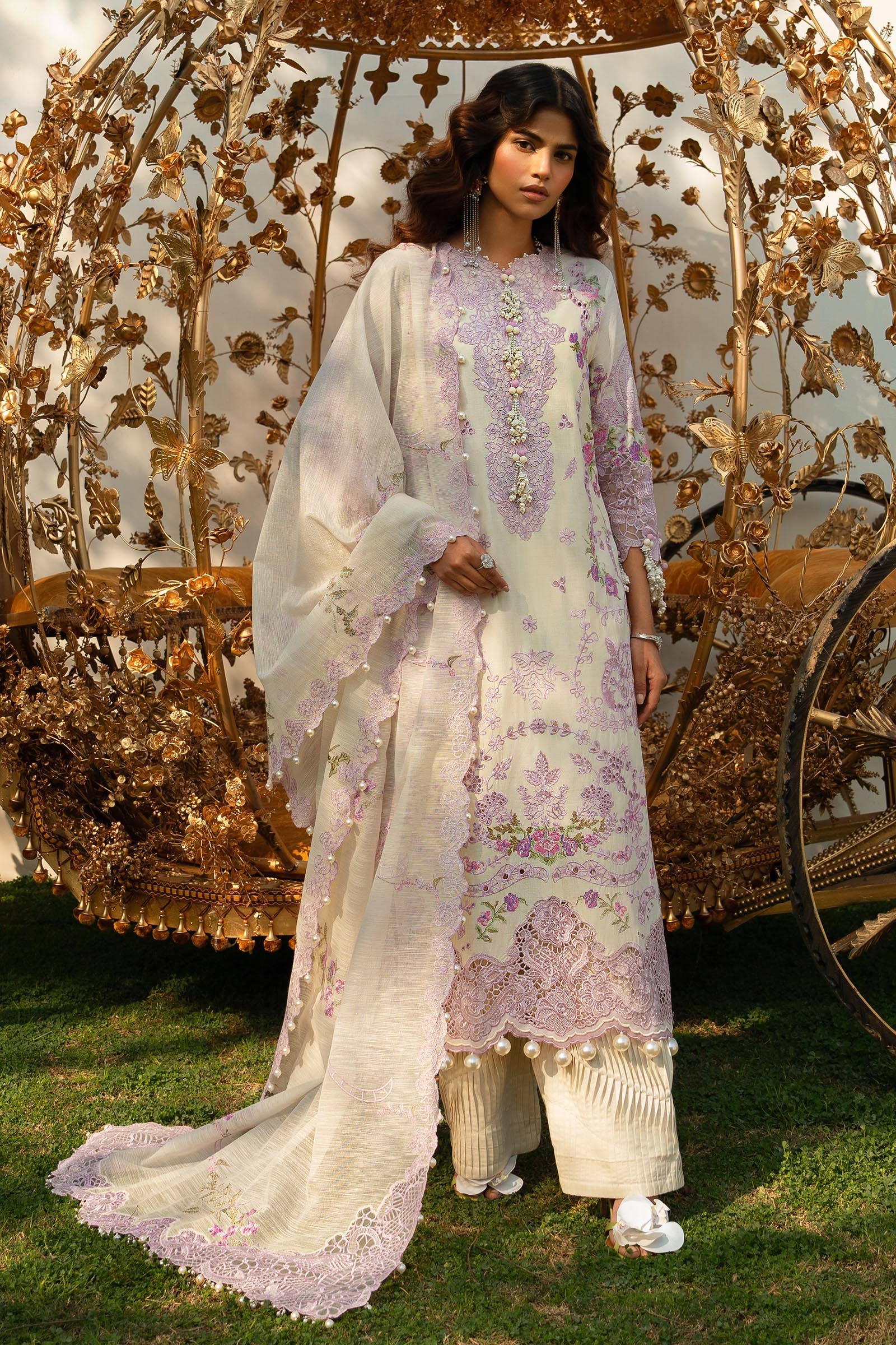 Sana Safinaz | Luxury Collection 24 | L241-004B-3CV - Official Sana Safinaz stockist in UK - Sakeena London