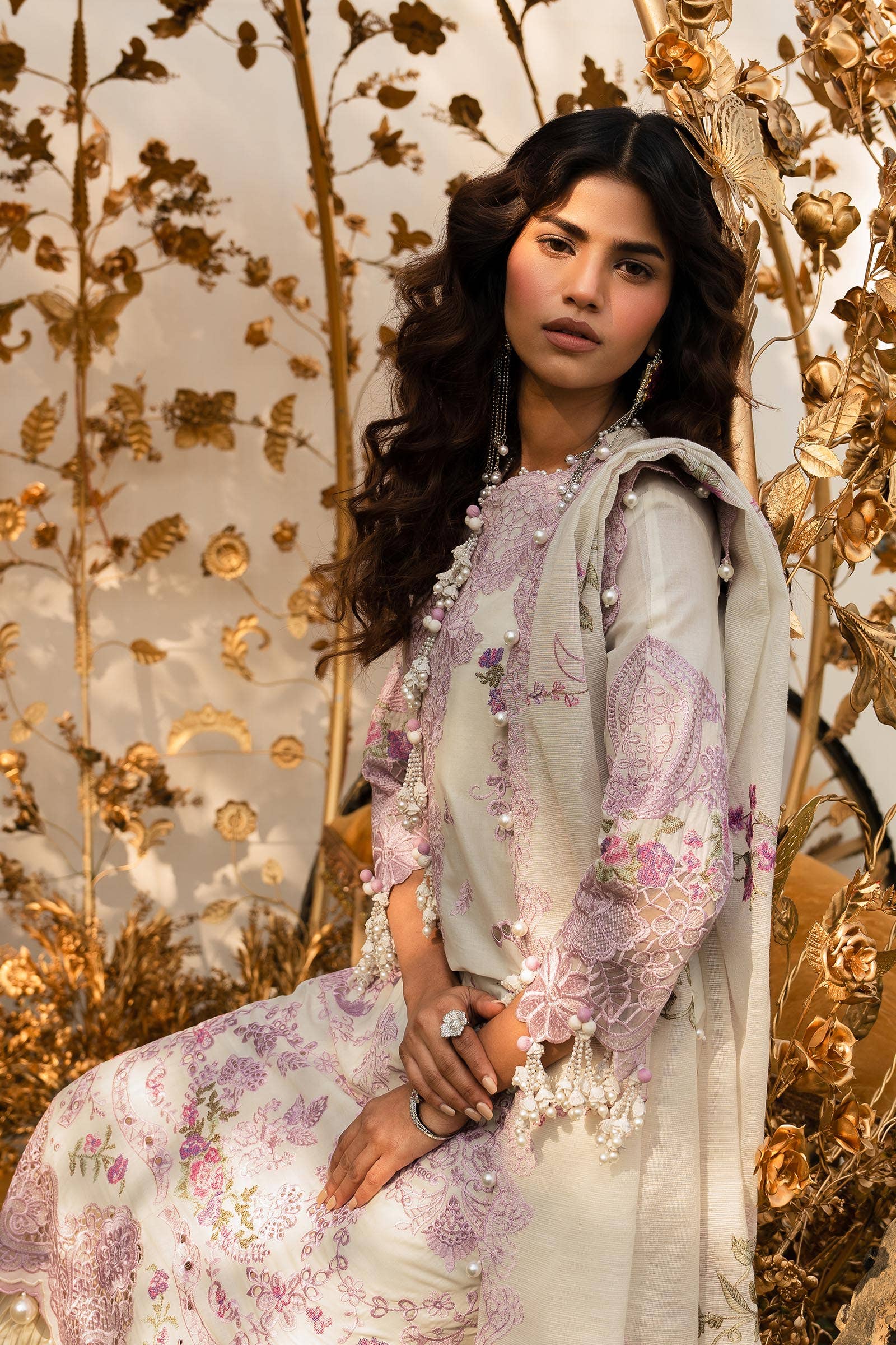 Sana Safinaz | Luxury Collection 24 | L241-004B-3CV - Official Sana Safinaz stockist in UK - Sakeena London