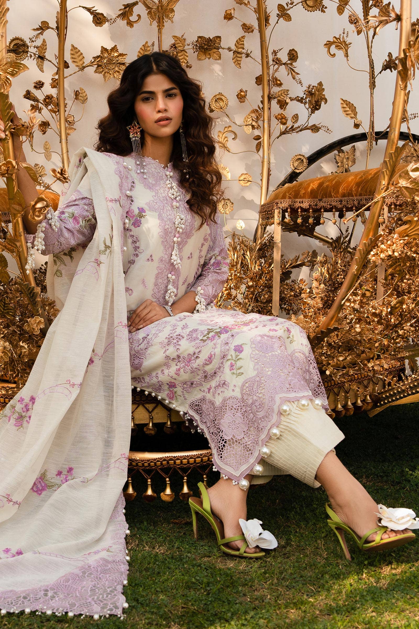 Sana Safinaz | Luxury Collection 24 | L241-004B-3CV - Official Sana Safinaz stockist in UK - Sakeena London