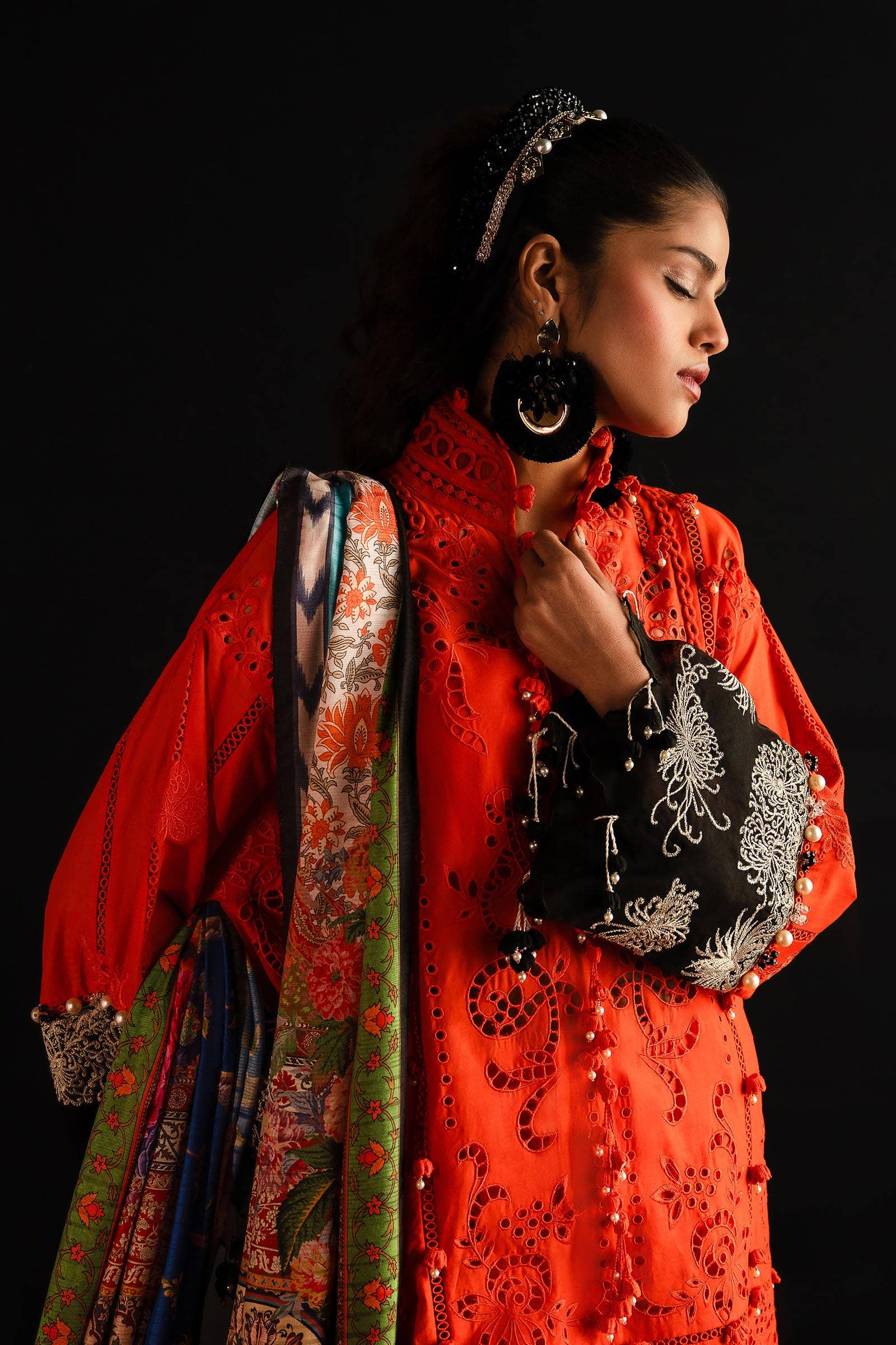 Sana Safinaz | Luxury Collection 24 | L241-001A-3CL - Official Sana Safinaz stockist in UK - Sakeena London