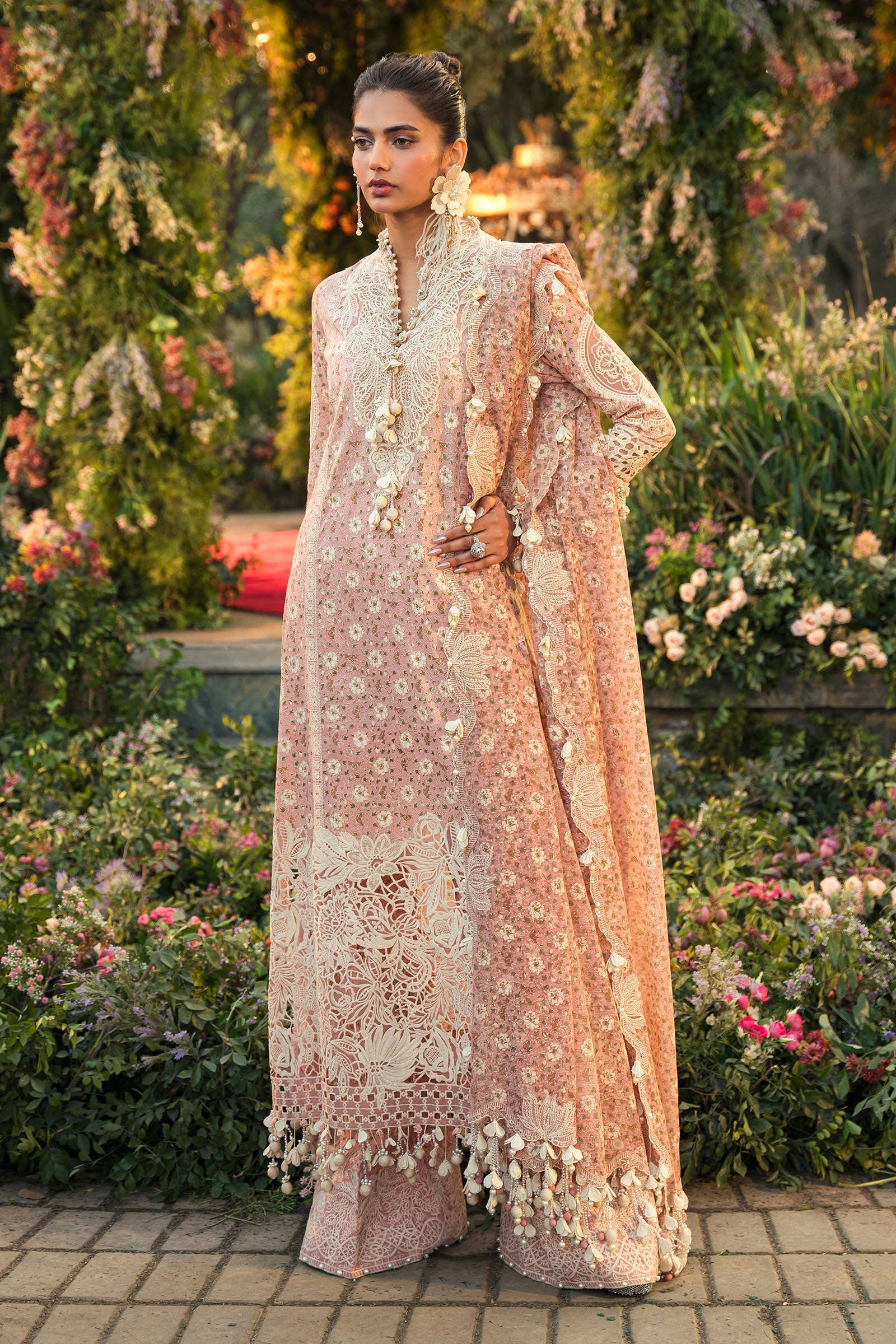 Sana Safinaz | Luxury Collection 24 | L241-005A-3CU - Official Sana Safinaz stockist in UK - Sakeena London