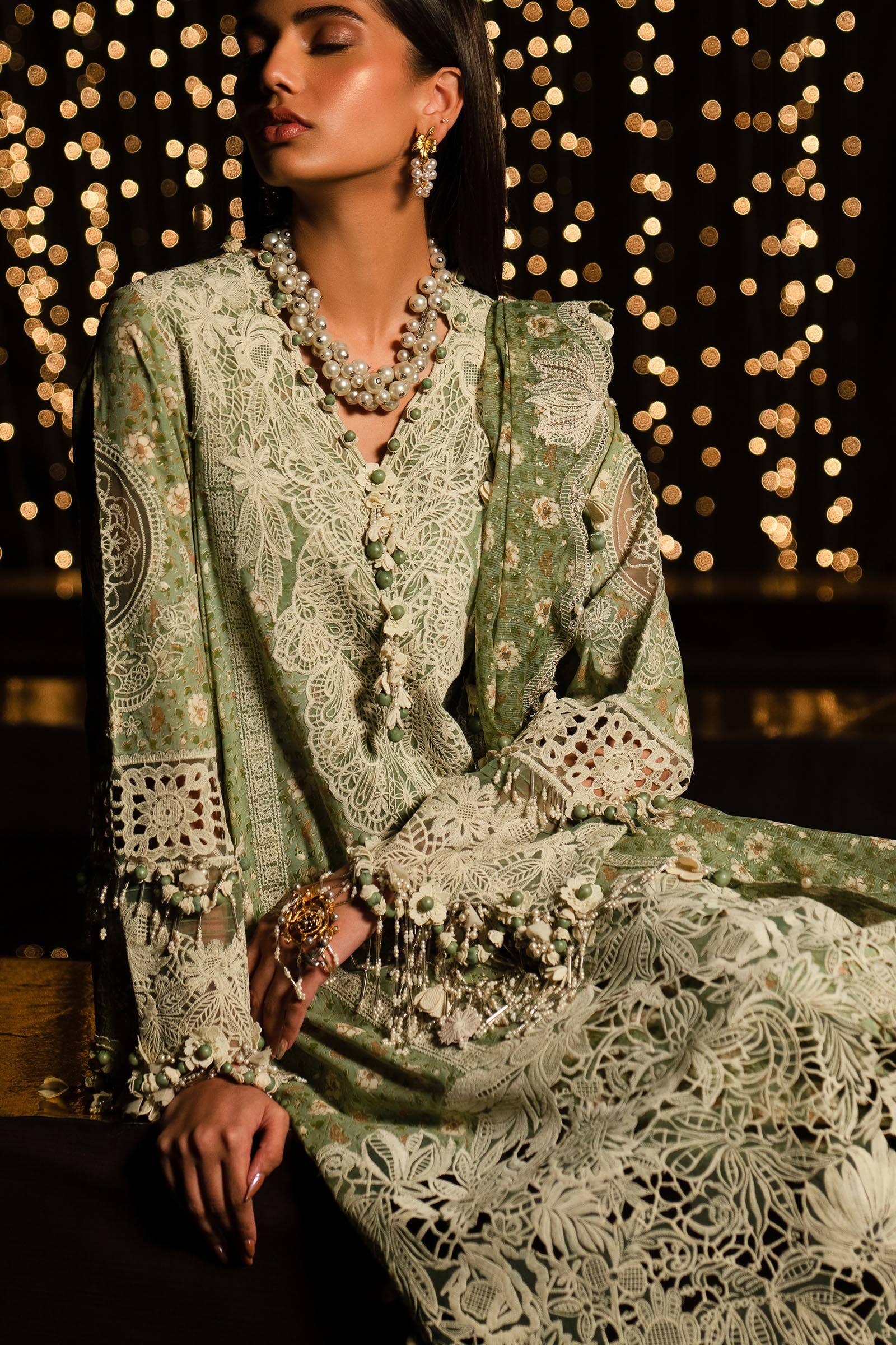 Sana Safinaz | Luxury Collection 24 | L241-005B-3CU - Official Sana Safinaz stockist in UK - Sakeena London