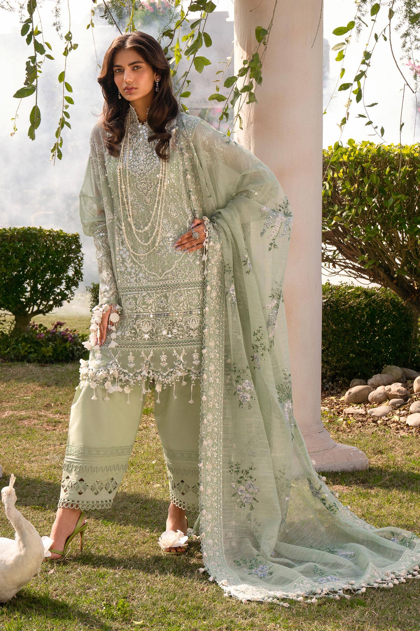 Sana Safinaz | Luxury Collection 24 | L241-006B-3CV - Official Sana Safinaz stockist in UK - Sakeena London