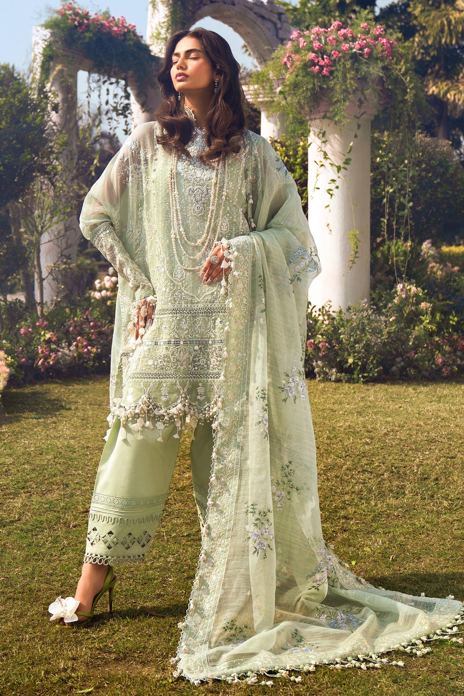 Sana Safinaz | Luxury Collection 24 | L241-006B-3CV - Official Sana Safinaz stockist in UK - Sakeena London