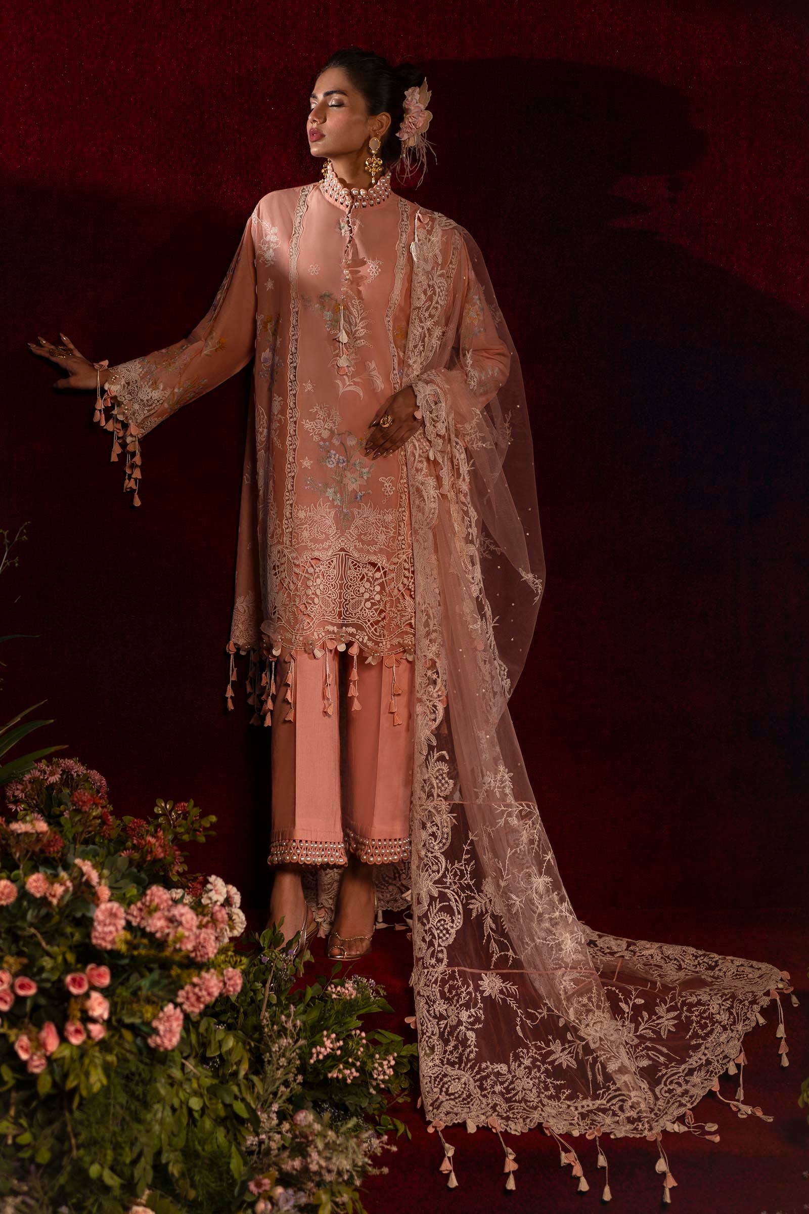 Sana Safinaz | Luxury Collection 24 | L241-007A-3CT - Official Sana Safinaz stockist in UK - Sakeena London